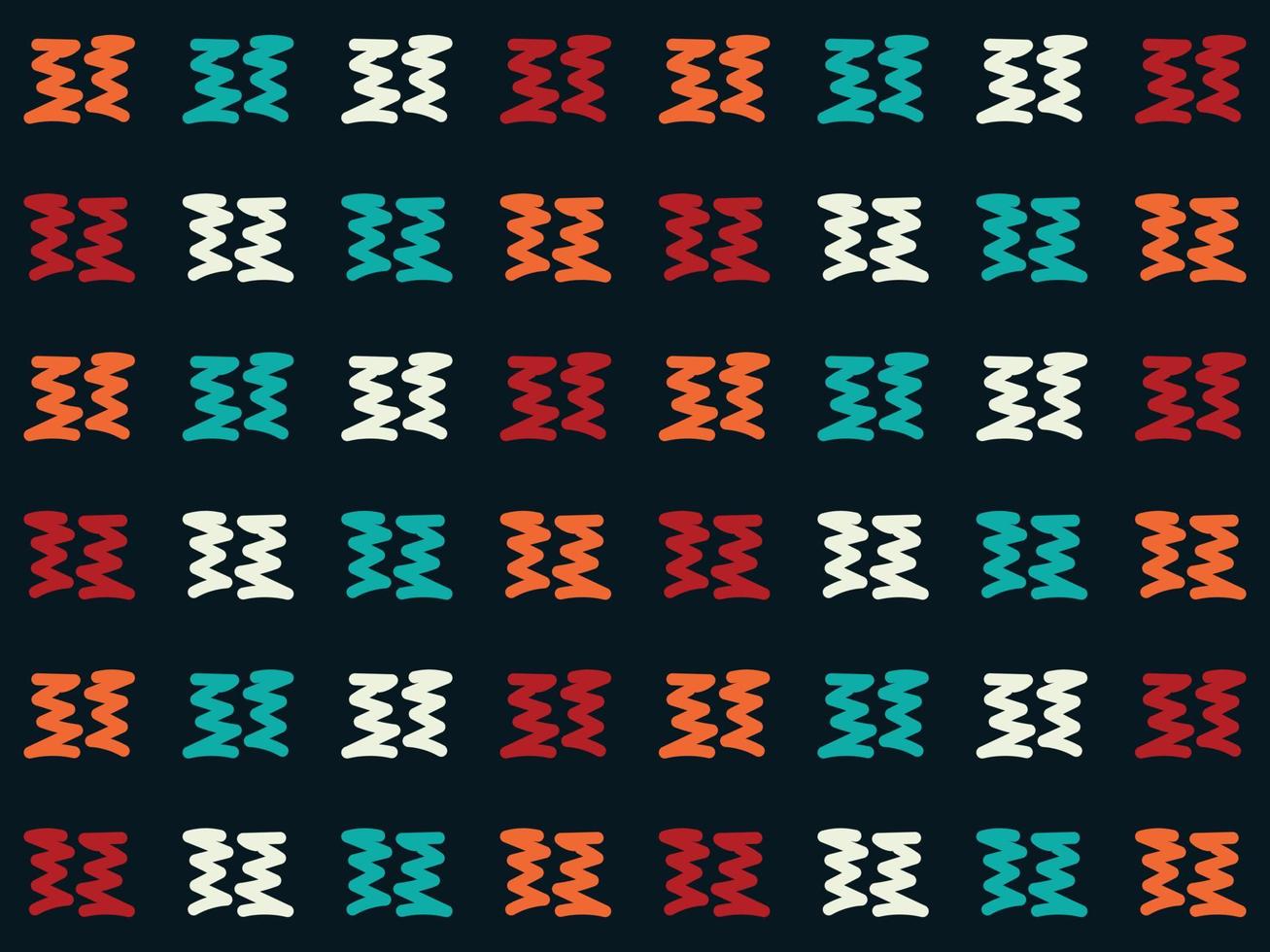Zigzag Freehand Pattern Navajo Fabric Seamless Pattern Design Geometric African American oriental traditional vector illustrations. Embroidery style.