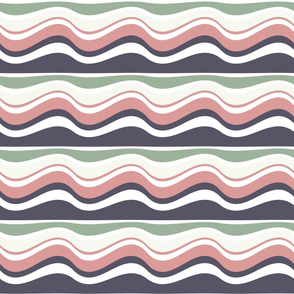 Wavy chevron pattern geometric background for wallpaper, gift paper, fabric print, furniture. Zigzag print. Unusual painted ornament from brush strokes. vector