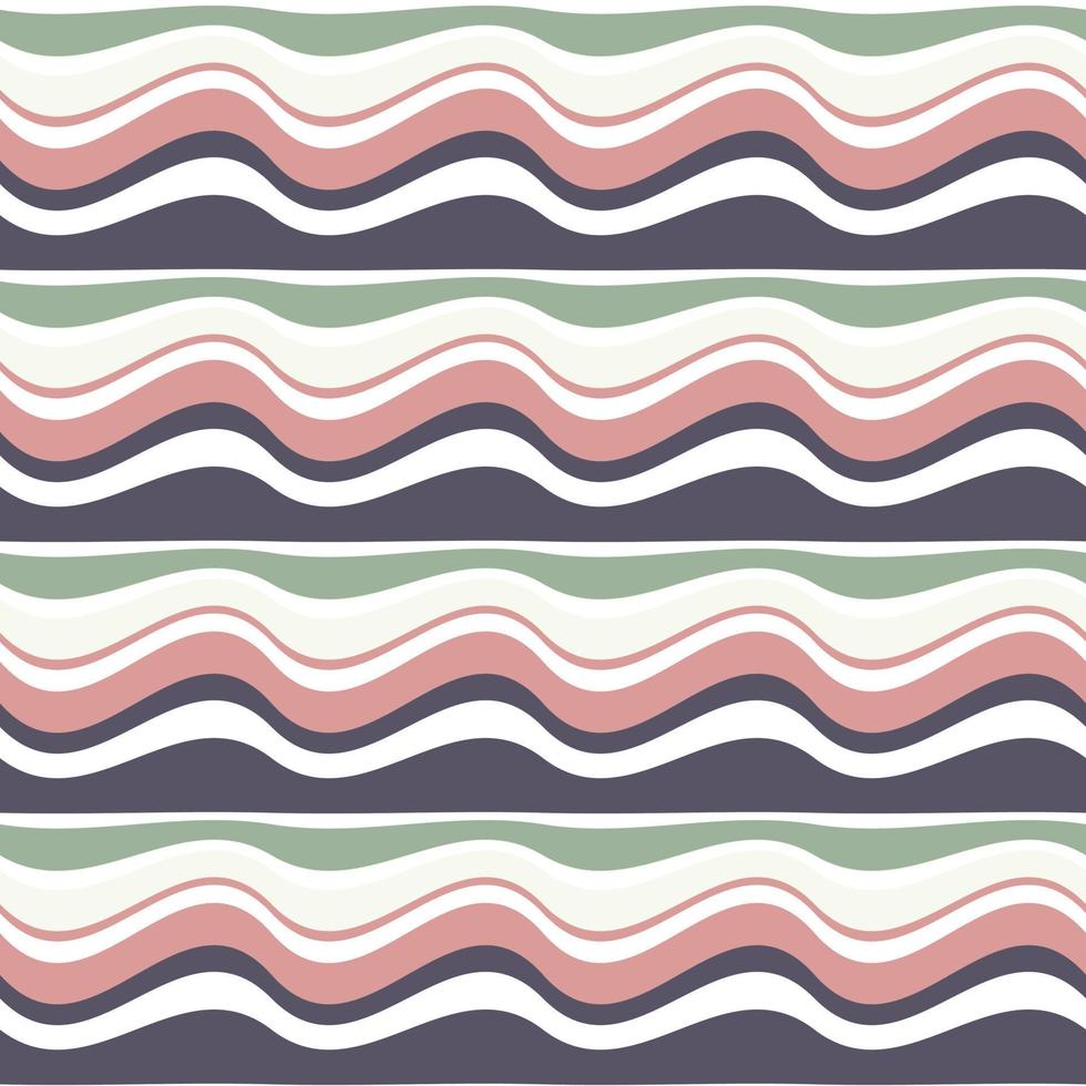 fondo geométrico de patrón de chevron ondulado para papel tapiz, papel de regalo, estampado de tela, muebles. estampado en zig-zag. adorno pintado inusual de pinceladas. vector