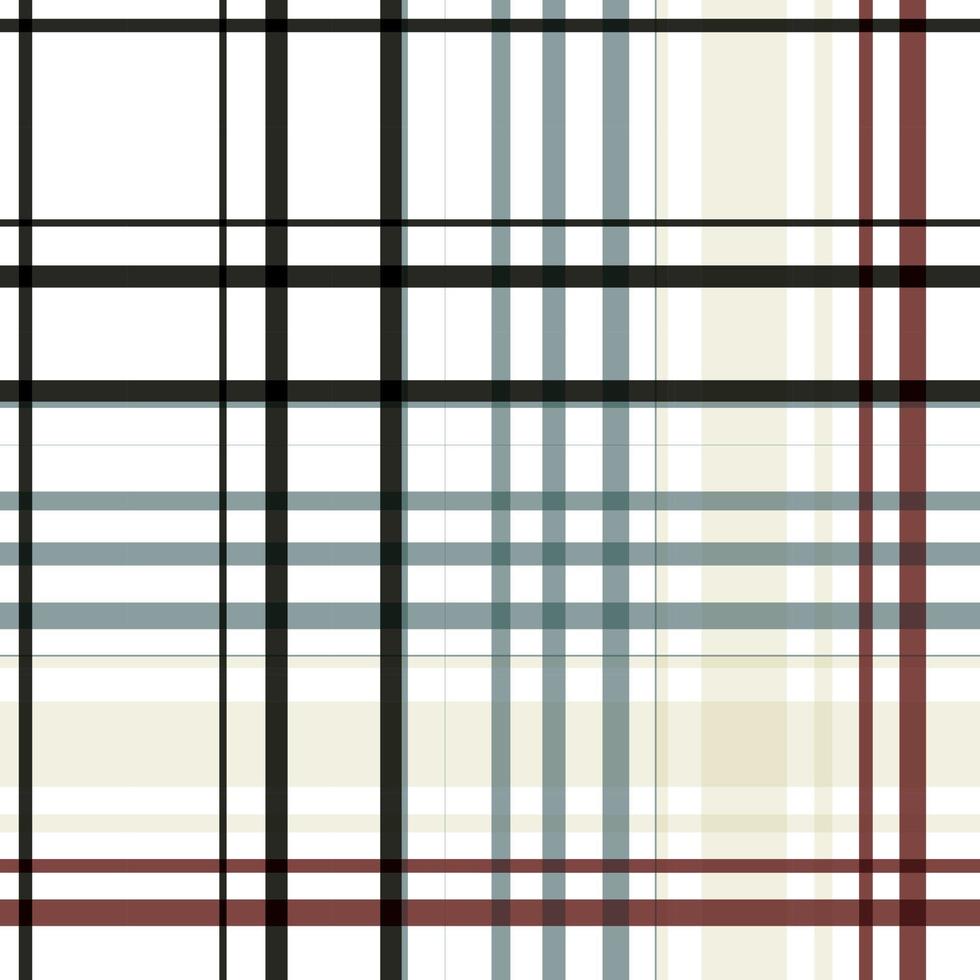 patrón de tartán abstracto textil sin costuras los bloques de color resultantes se repiten vertical y horizontalmente en un patrón distintivo de cuadrados y líneas conocido como sett. el tartán a menudo se llama plaid vector