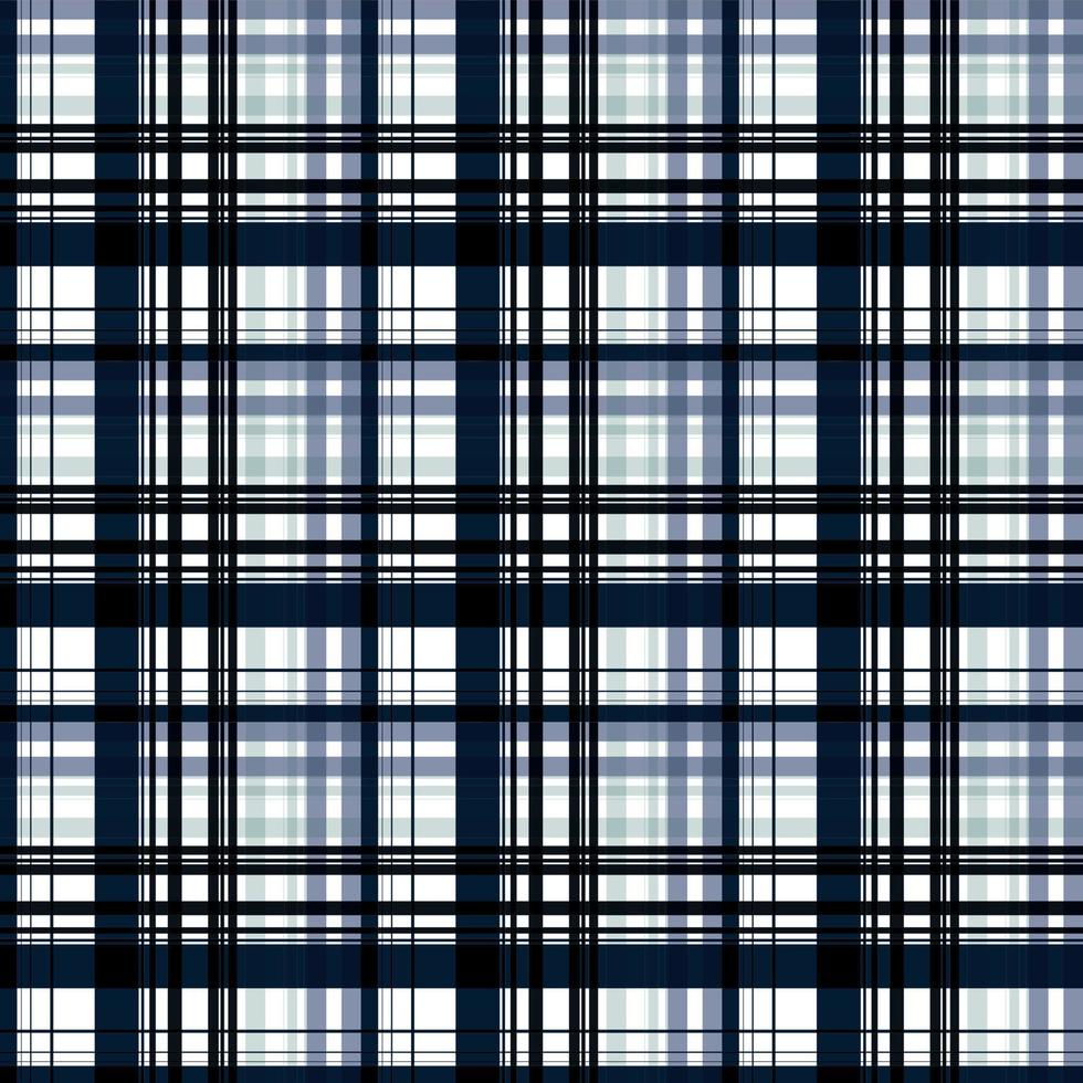 La textura de diseño de moda de patrón a cuadros de búfalo es una tela estampada que consta de bandas entrecruzadas, horizontales y verticales en varios colores. los tartanes se consideran un icono cultural de Escocia. vector