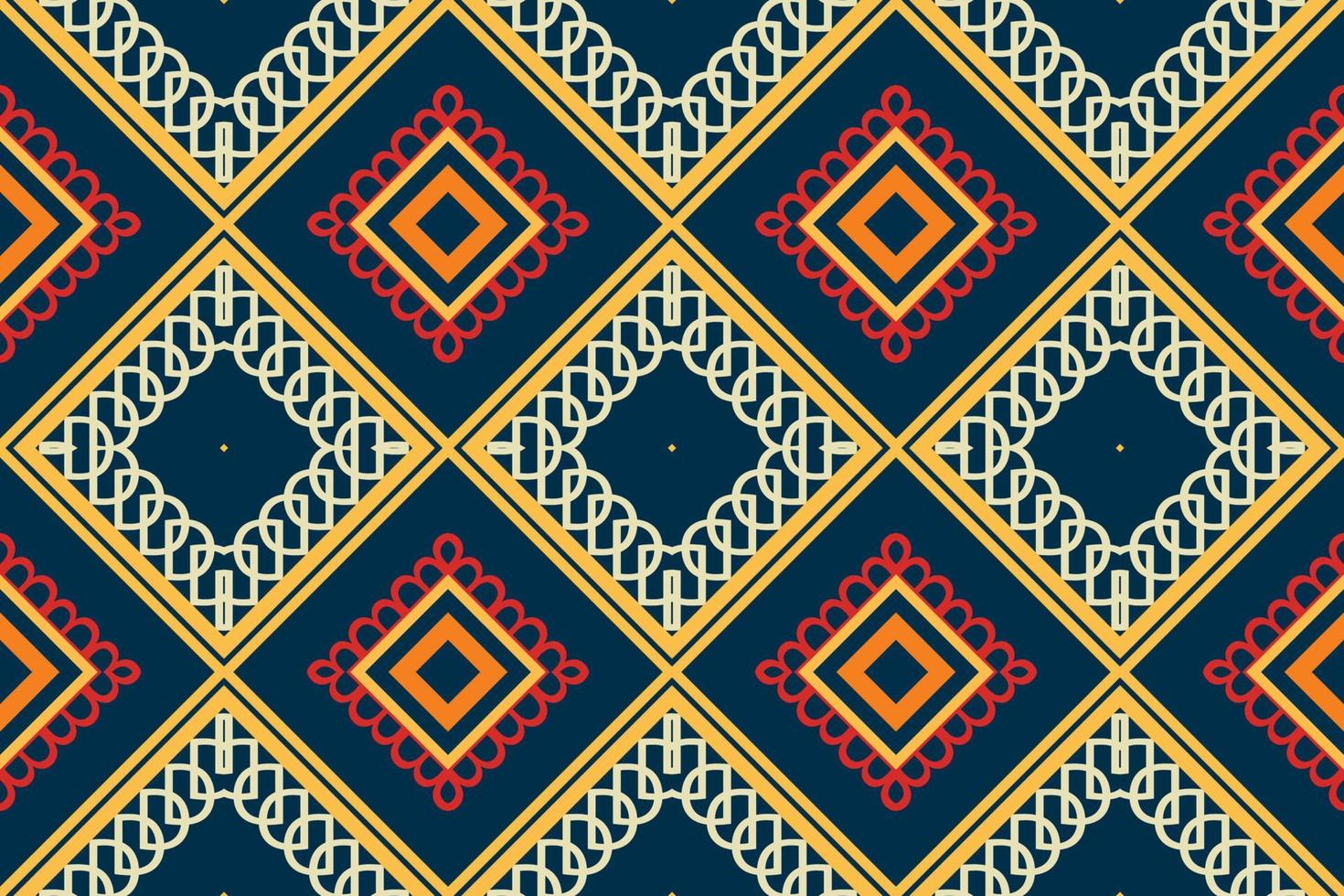 patrón étnico textil filipino. patrón étnico geométrico diseño tradicional es un patrón creado mediante la combinación de formas geométricas. diseño para imprimir. utilizando en la industria de la moda. vector