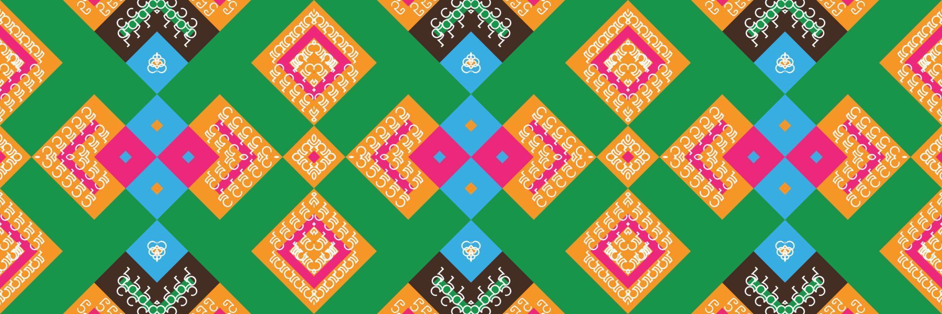 diseño de patrones étnicos de filipinas. alfombras estampadas tradicionales es un patrón creado mediante la combinación de formas geométricas. diseño para imprimir. utilizando en la industria de la moda. vector