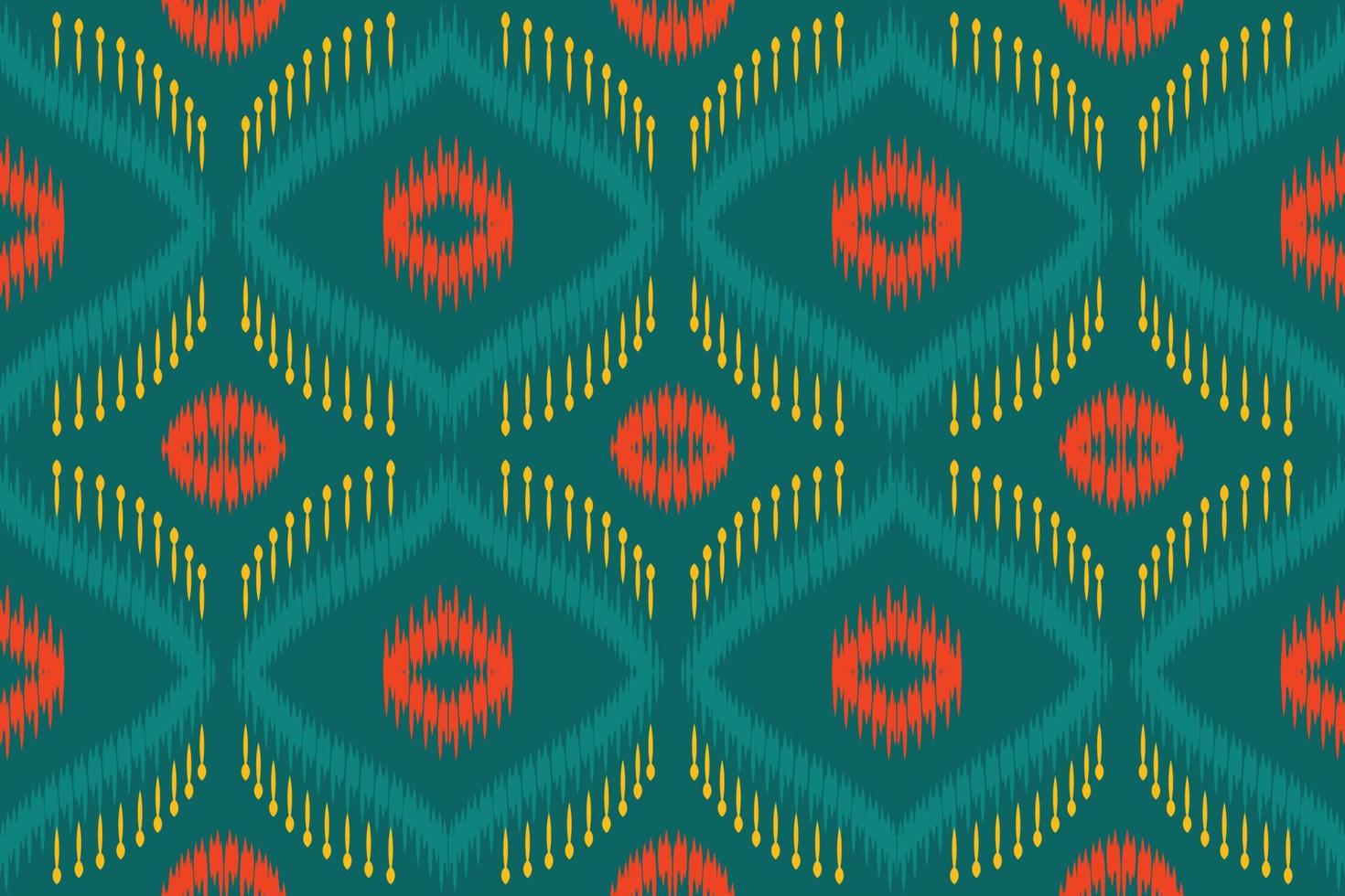 batiktextile ikat patrón floral sin costuras diseño vectorial digital para imprimir saree kurti borneo borde de tela símbolos de pincel muestras de algodón vector