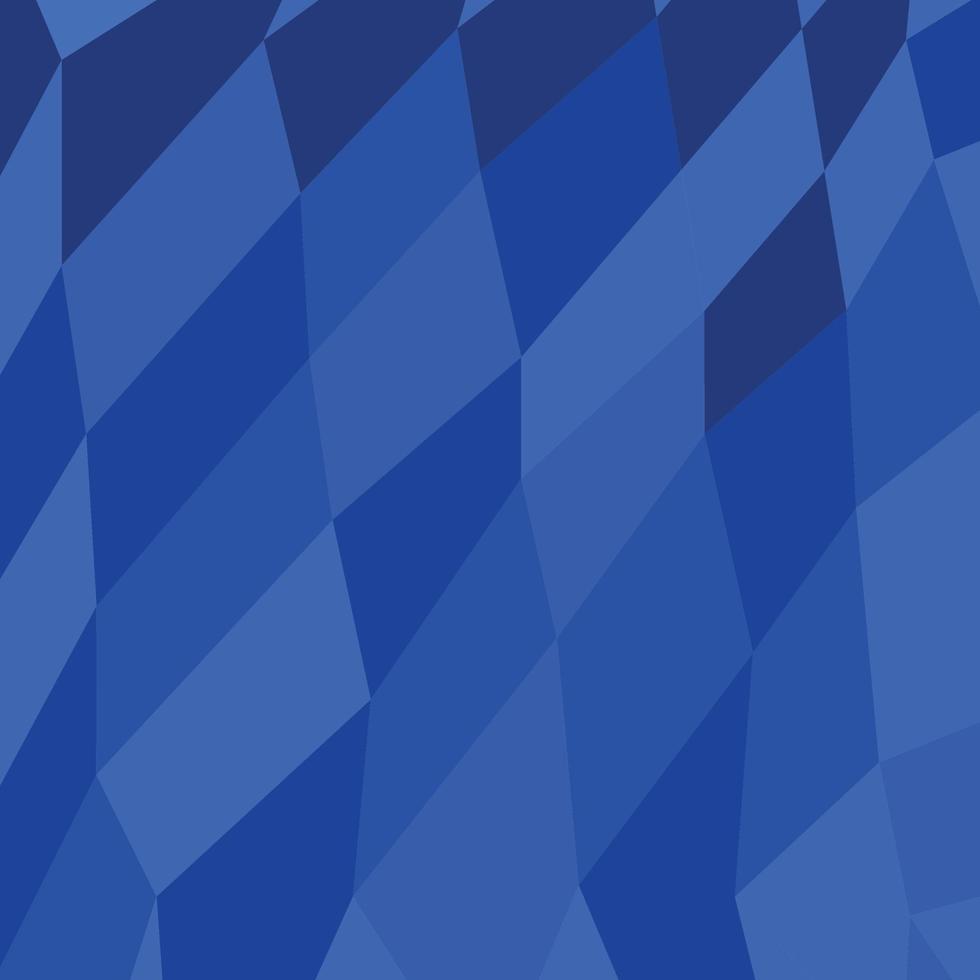 Polygon and square blue texture background vector