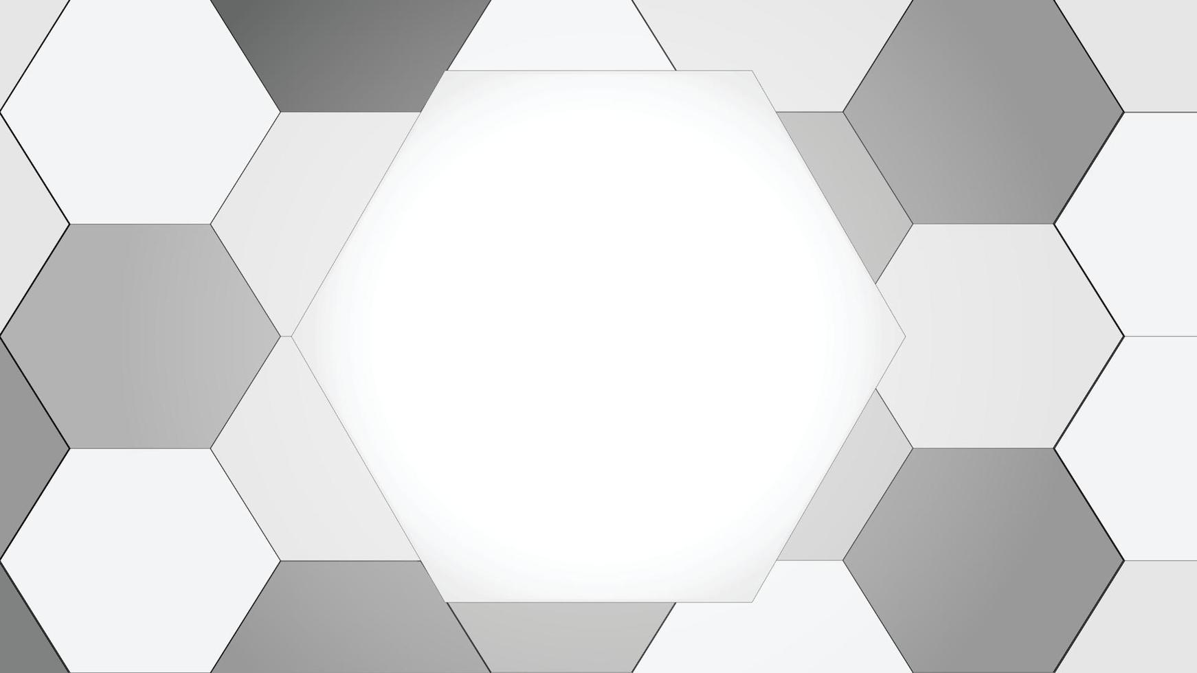 Bright polygon pattern abstract white background vector