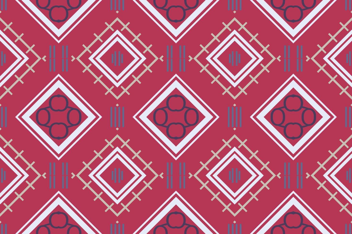 Ethnic pattern vector. traditional patterned carpets It is a pattern created by combining geometric shapes. Design for print. Using in the fashion industry. vector