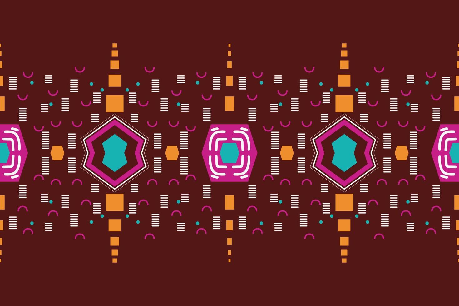 Ikat Seamless Pattern  ikat vector batik textile seamless pattern digital vector design for Print saree Kurti Borneo Fabric border brush symbols swatches party wear