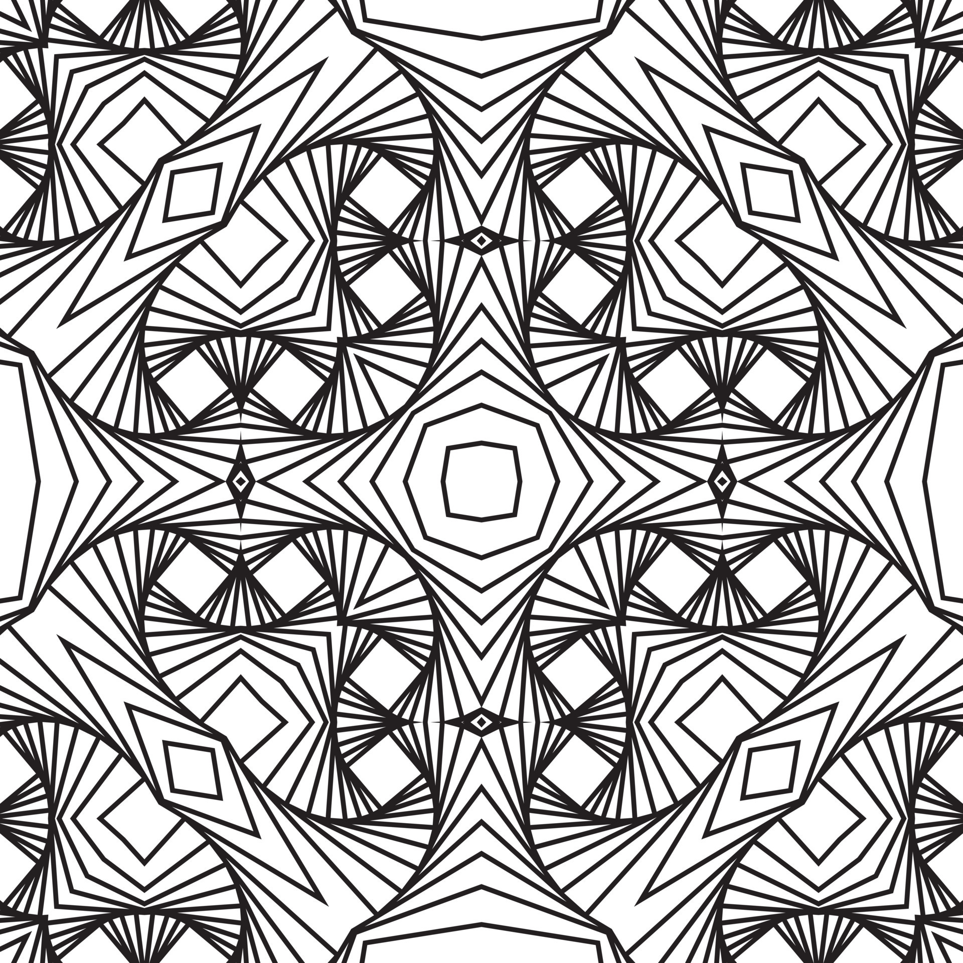 Wavy 3D lines abstract seamless pattern. Abstract dynamical crumpled