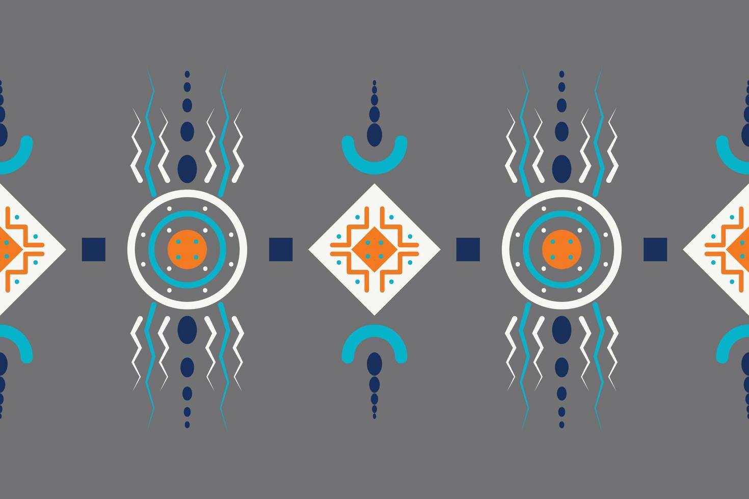 Ethnic border Ikat Seamless Pattern Textile ikat designs seamless pattern digital vector design for Print saree Kurti Borneo Fabric border brush symbols swatches party wear