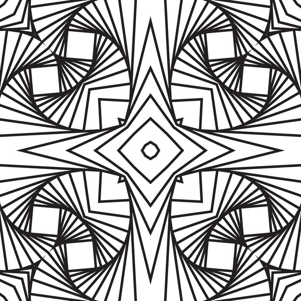 3D visual effect, the illusion of movement, Vector Twisted Curved Stripe Modern Trendy Illustration of black white background. pattern,