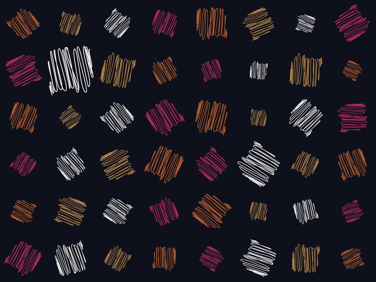 Freehand square Dot fabrics Seamless Pattern Design Geometric boho texture vector illustrations background.