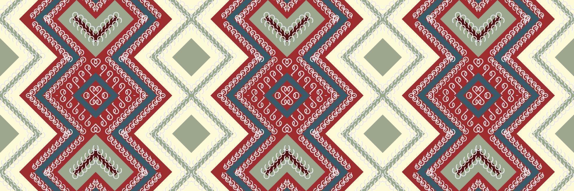 Indian ethnic design pattern. traditional patterned vector It is a pattern created by combining geometric shapes. Design for print. Using in the fashion industry.