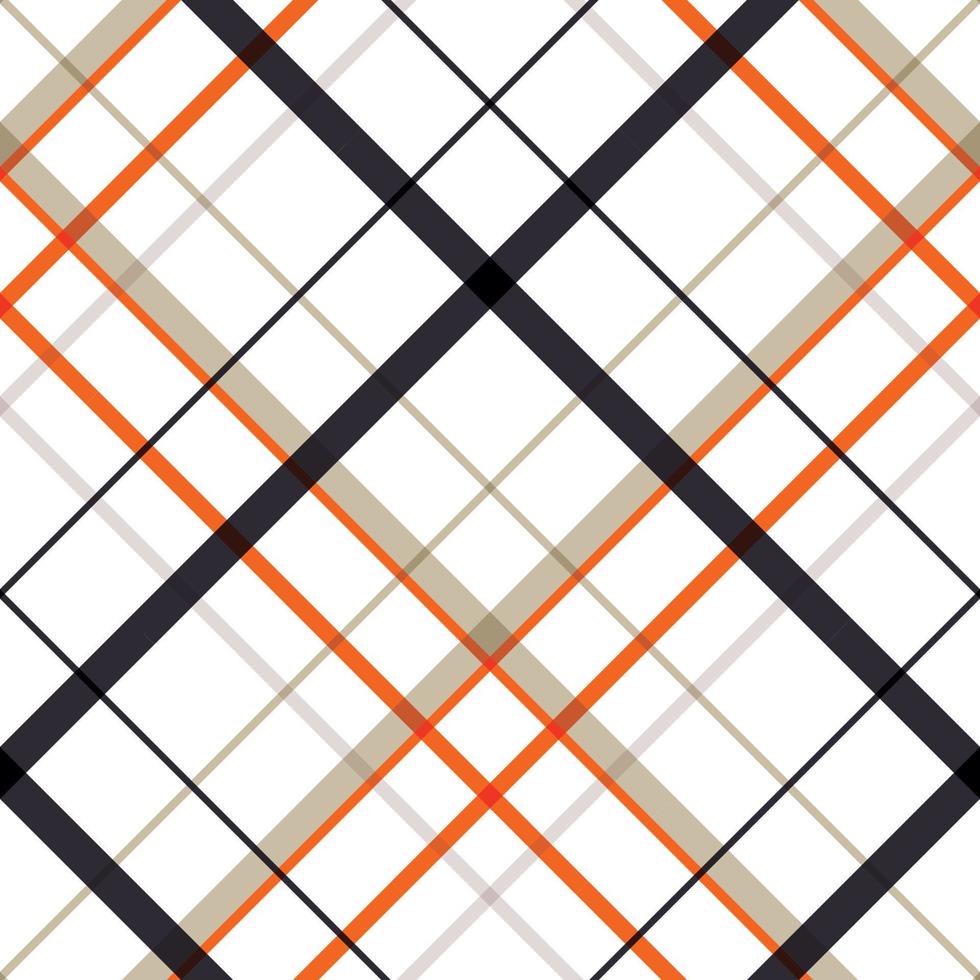 patrón de tablero de ajedrez textil sin costuras los bloques de color resultantes se repiten vertical y horizontalmente en un patrón distintivo de cuadrados y líneas conocido como conjunto. el tartán a menudo se llama plaid vector