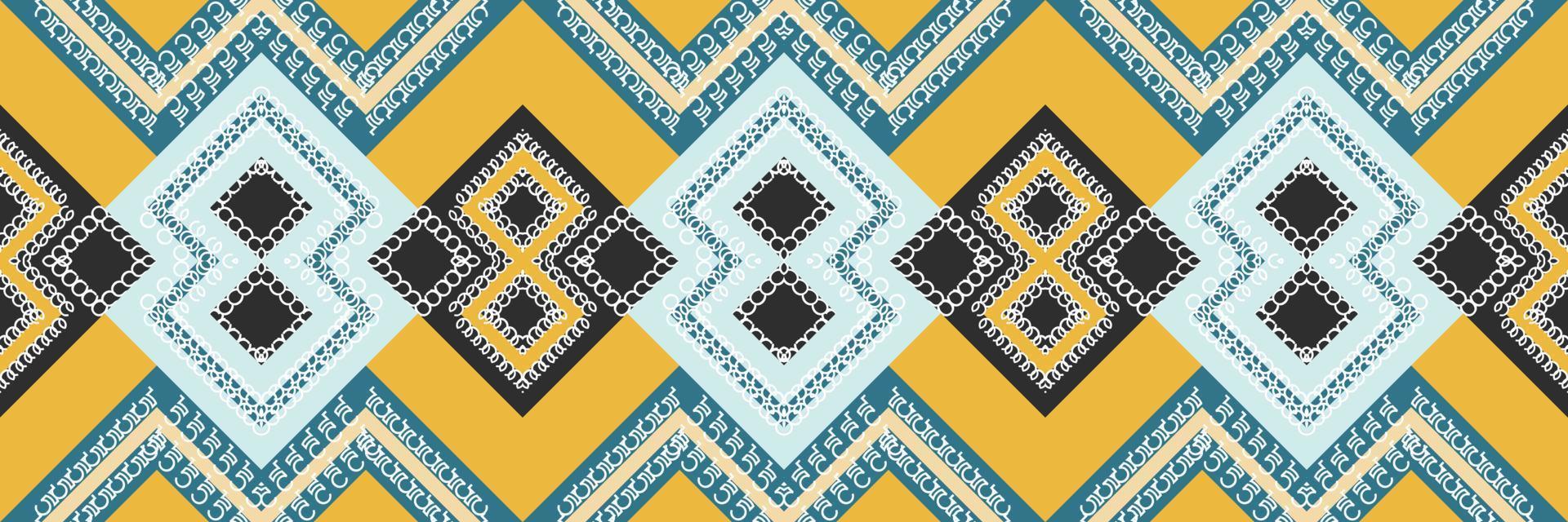 Tribal ethnic pattern. Geometric ethnic pattern traditional Design It is a pattern created by combining geometric shapes. Design for print. Using in the fashion industry. vector
