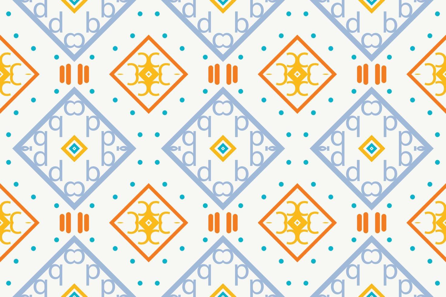 étnico azteca ikat patrón sin costuras textil ikat tela patrón sin costuras diseño de vector digital para imprimir saree kurti tela de borneo azteca cepillo símbolos muestras diseñador