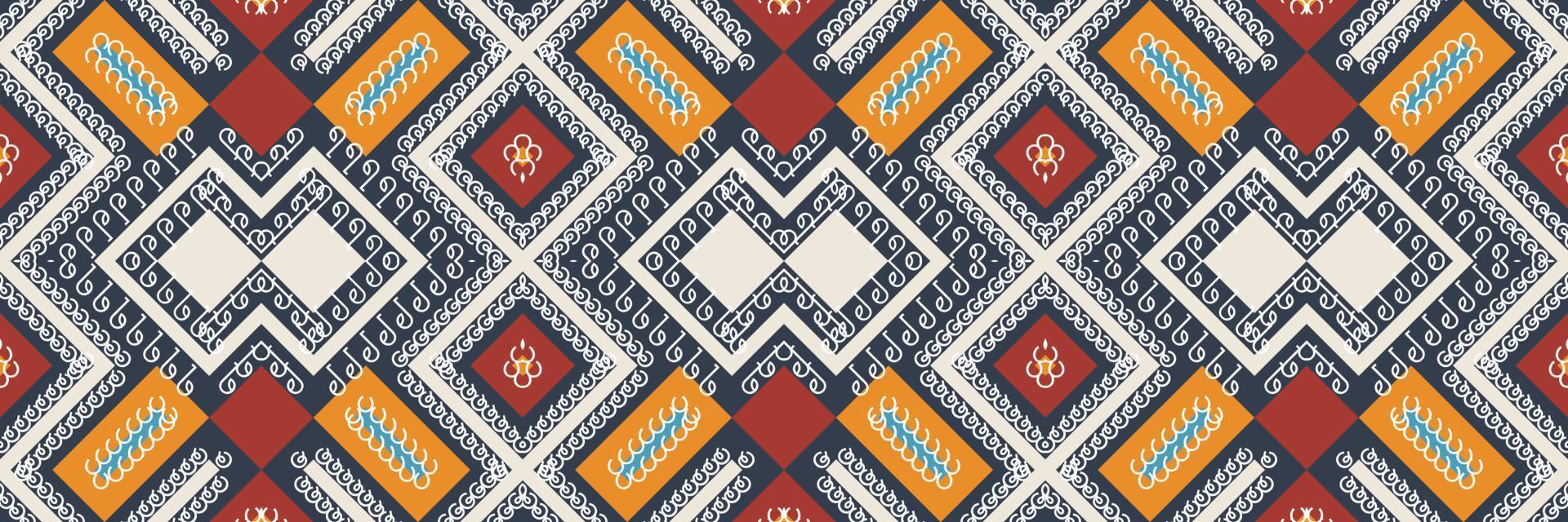 Ethnic design drawing the Philippines. Traditional ethnic pattern design It is a pattern created by combining geometric shapes. Design for print. Using in the fashion industry. vector