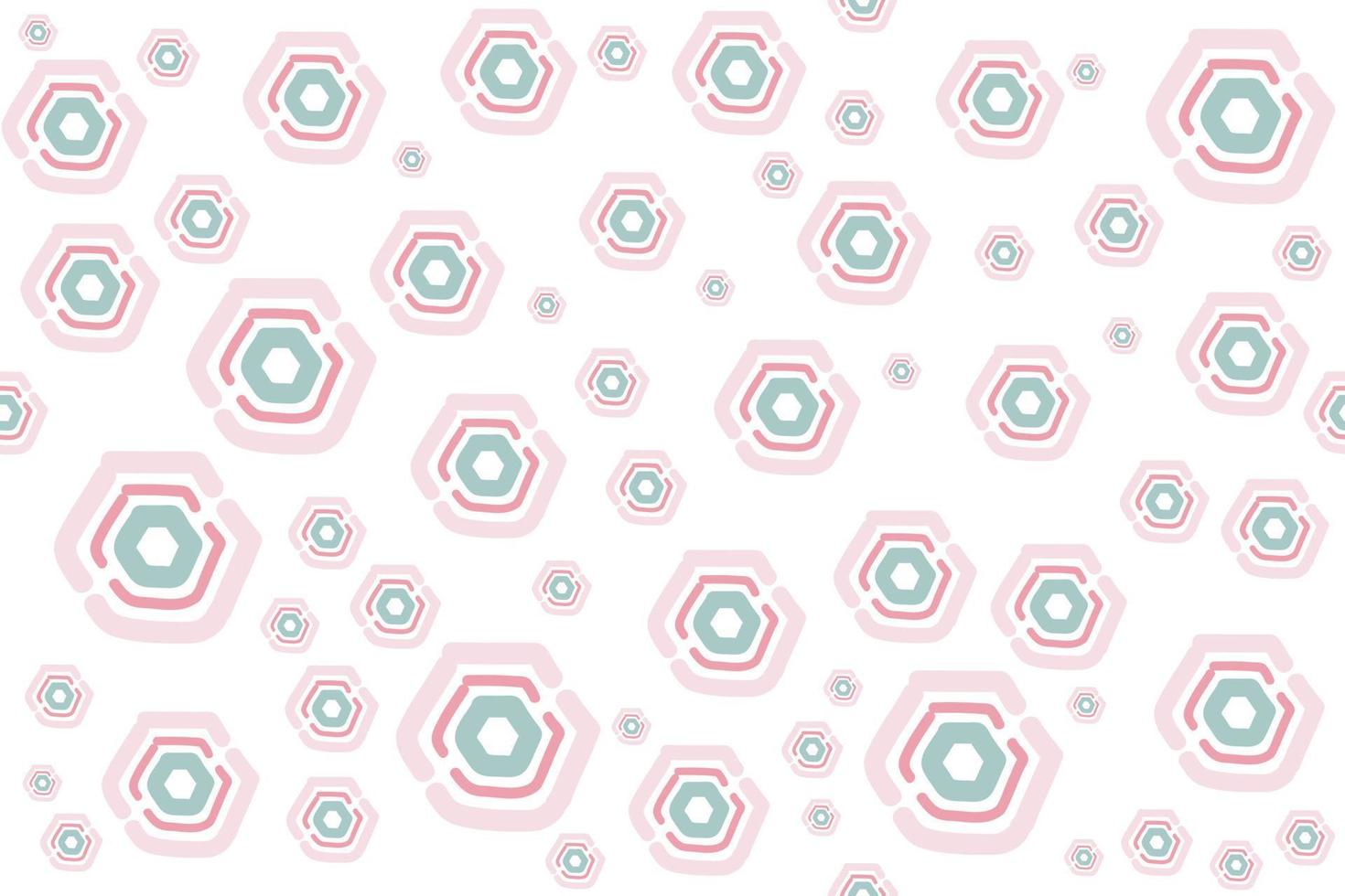 Cute flower seamless patterns vector design It is a pattern created by combining freehand. Create beautiful fabric patterns. Design for print. Using in the.