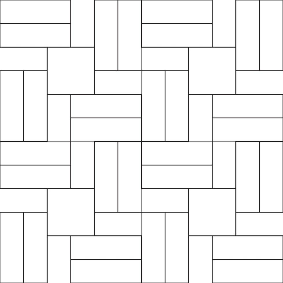 Herringbone Pattern Black line vintage herringbone wooden floor. Vector monochrome seamless pattern. Parquet design texture