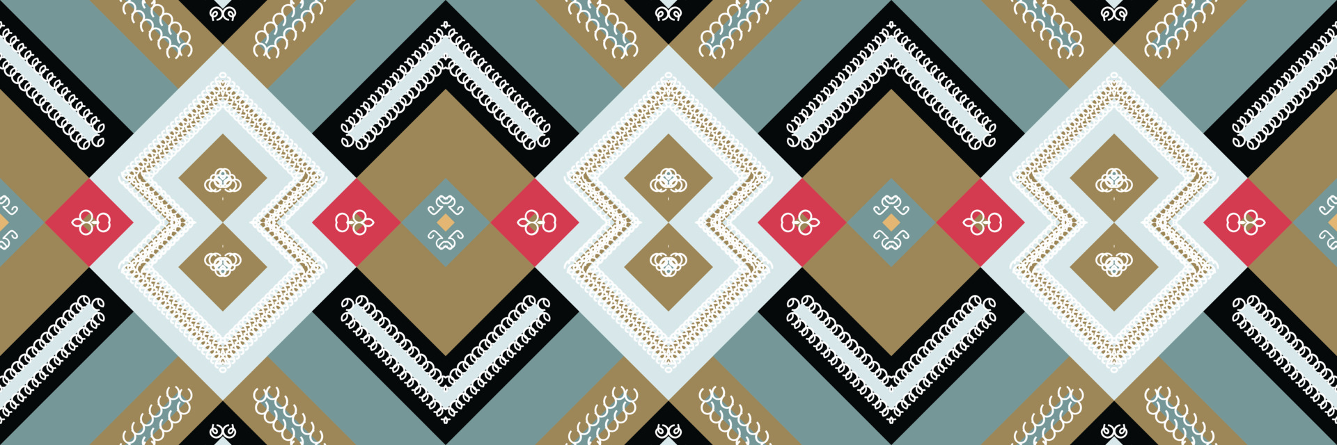 Pattern simple ethnic design in the Philippines. traditional pattern