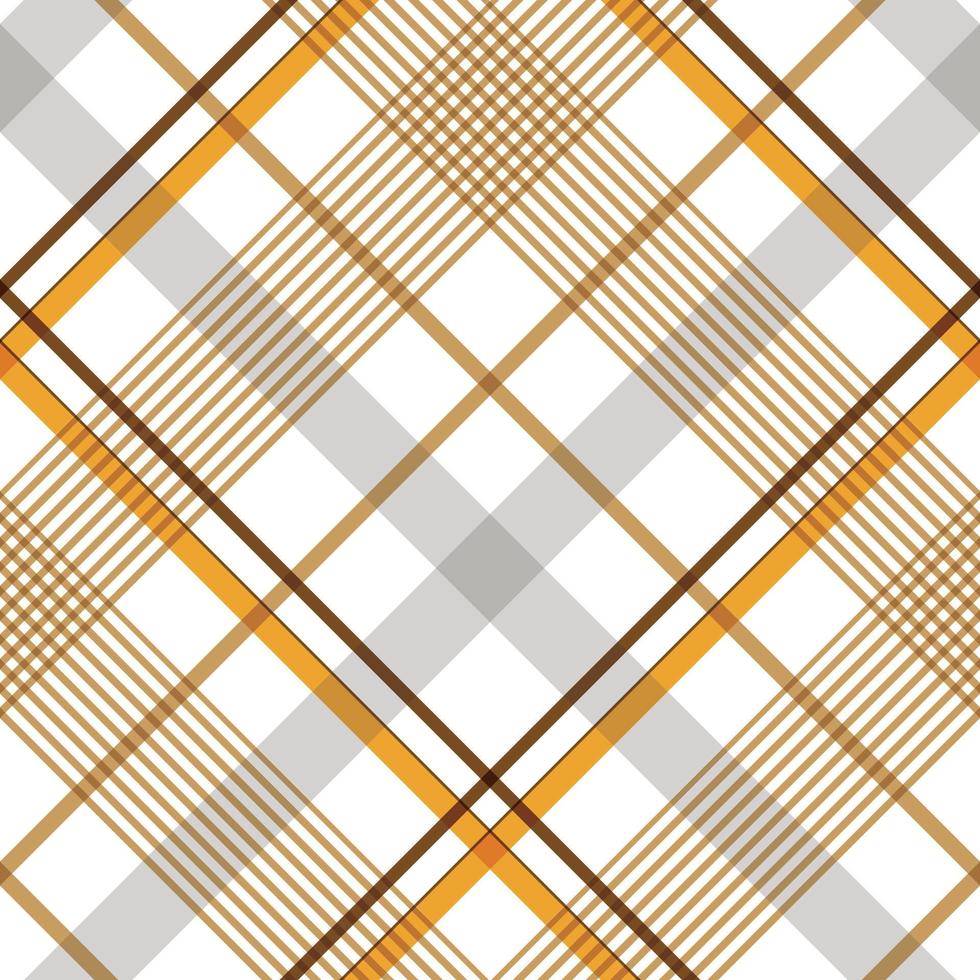 plaid pattern seamless textile is made with alternating bands of coloured pre dyed threads woven as both warp and weft at right angles to each other. vector