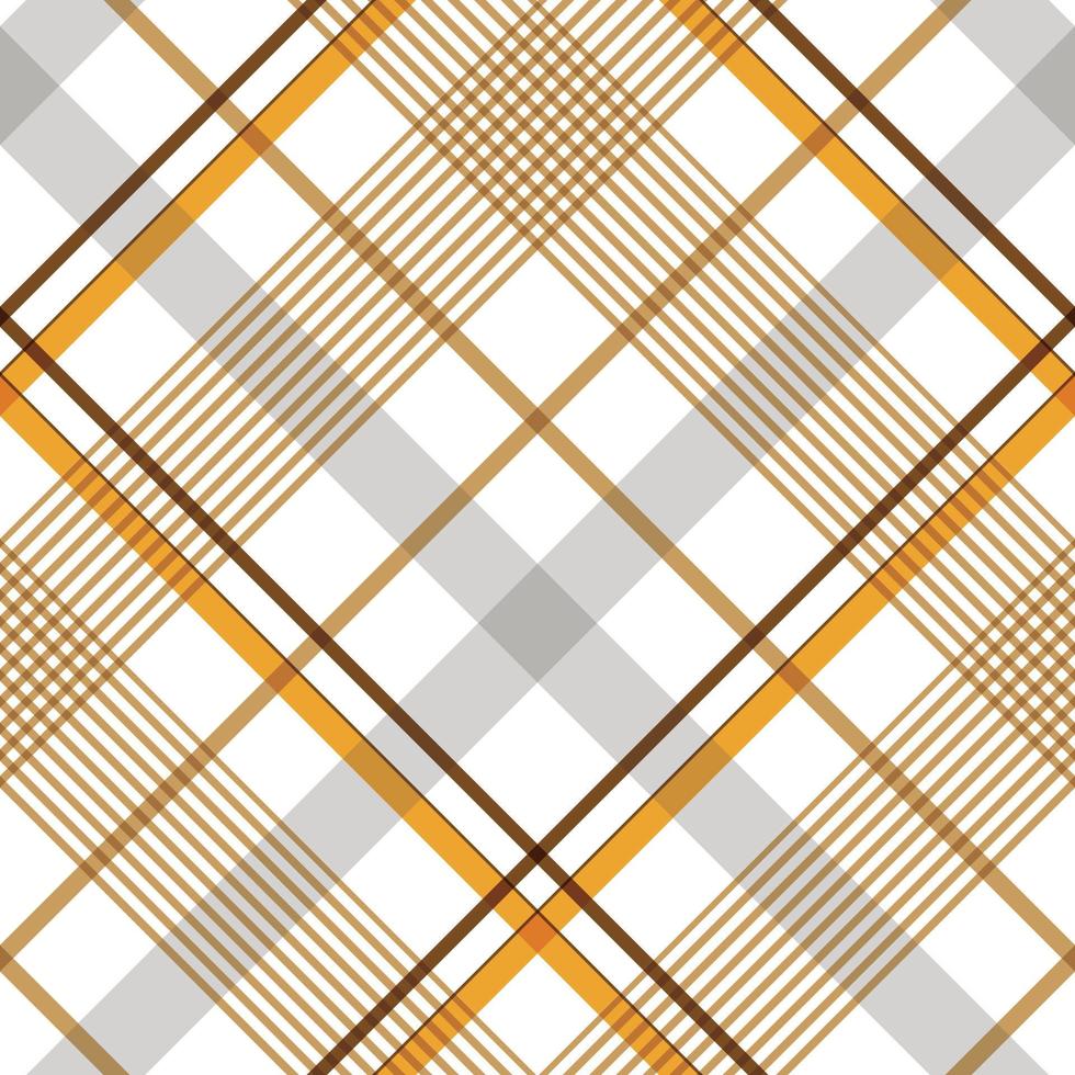 plaid pattern seamless textile is made with alternating bands of coloured pre dyed threads woven as both warp and weft at right angles to each other. vector