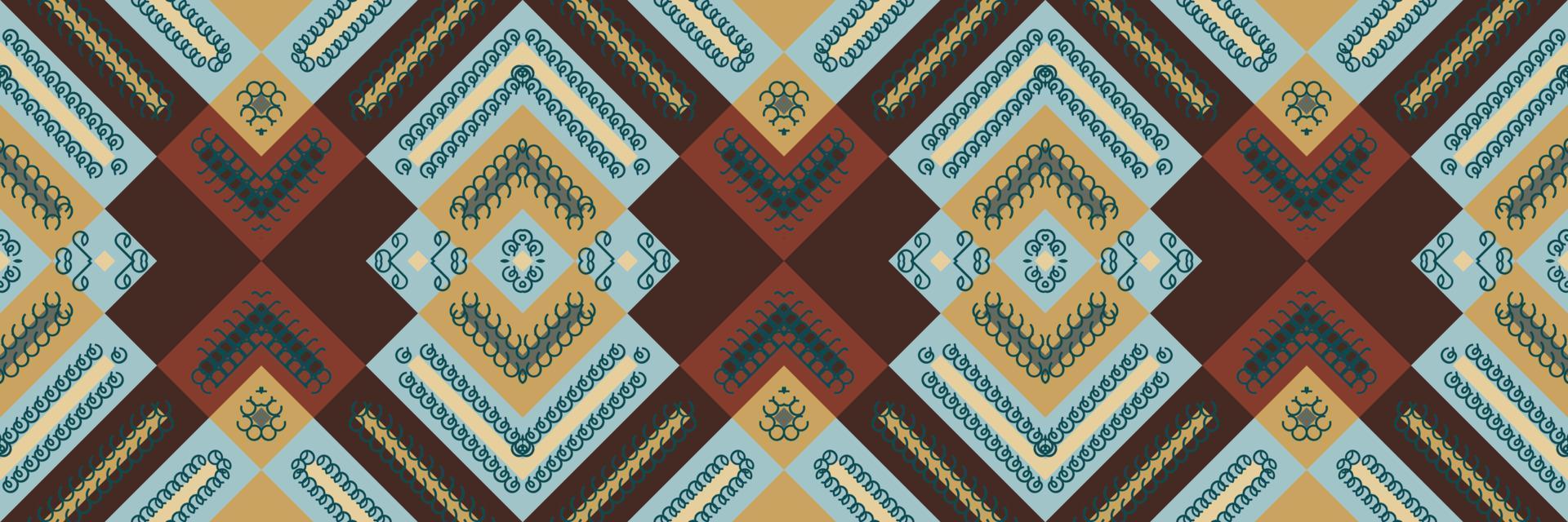 Ethnic design drawing the Philippines. traditional patterned old saree dress design It is a pattern created by combining geometric shapes. Design for print. Using in the fashion industry. vector