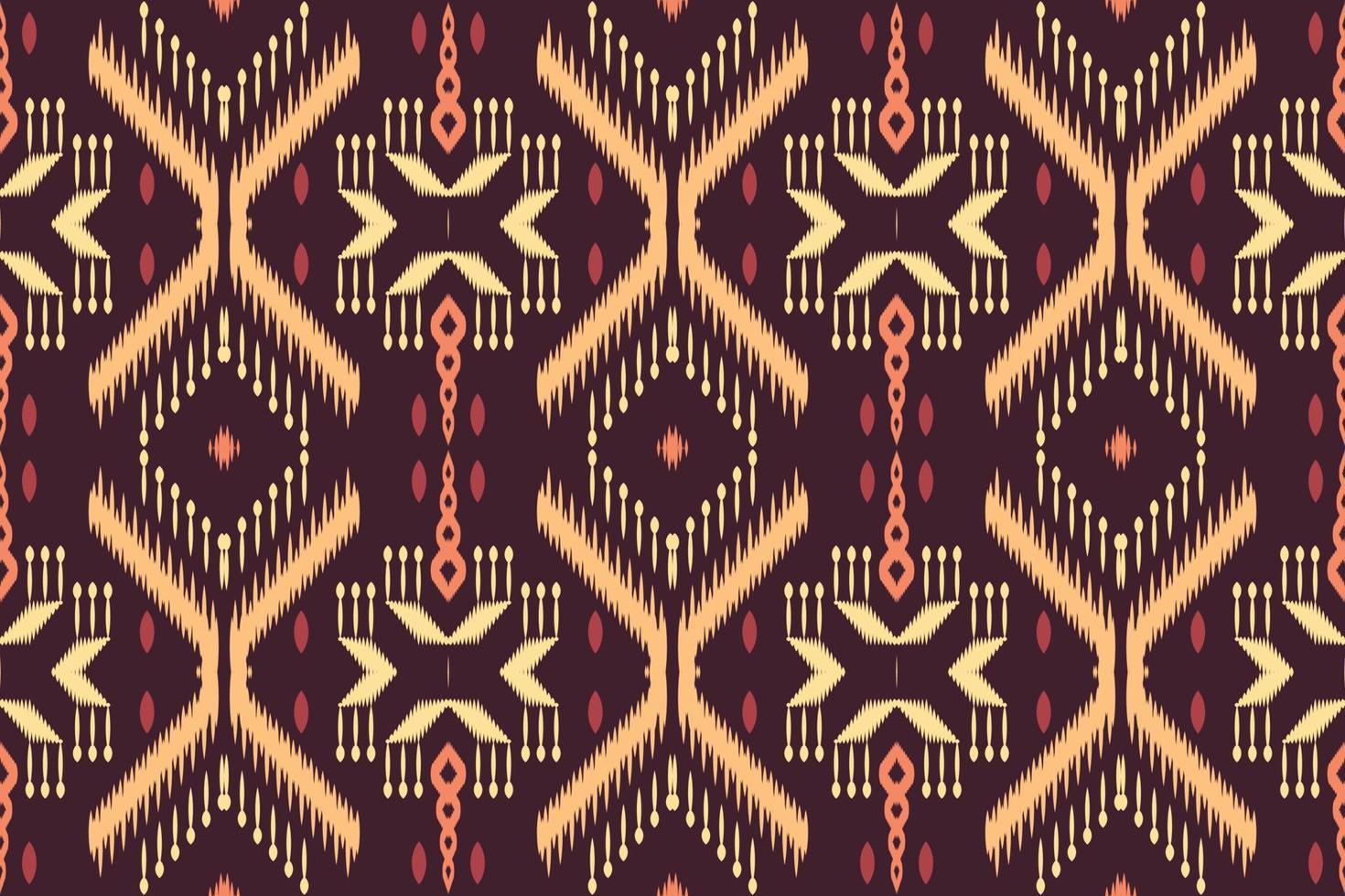 batiktextile ikat raya de patrones sin fisuras diseño vectorial digital para imprimir saree kurti borneo borde de tela símbolos de pincel diseñador de muestras vector