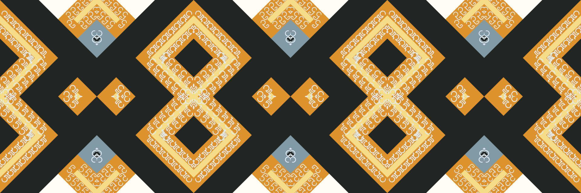 Ethnic Indian prints and patterns. Traditional ethnic pattern design It is a pattern created by combining geometric shapes. Design for print. Using in the fashion industry. vector