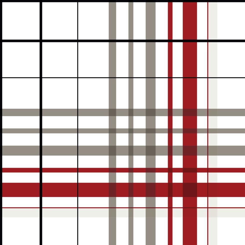 El fondo de diseño de tela con patrón de cuadros escoceses está hecho con bandas alternas de hilos preteñidos de colores tejidos tanto en urdimbre como en trama en ángulo recto entre sí. vector