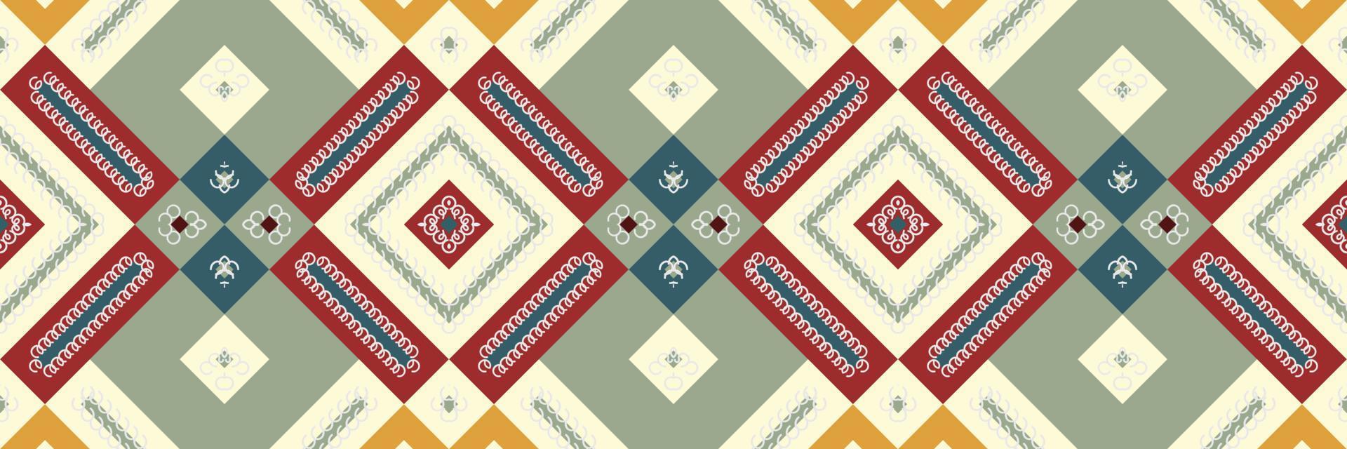 patrón de diseño étnico indio. alfombras estampadas tradicionales es un patrón creado mediante la combinación de formas geométricas. diseño para imprimir. utilizando en la industria de la moda. vector