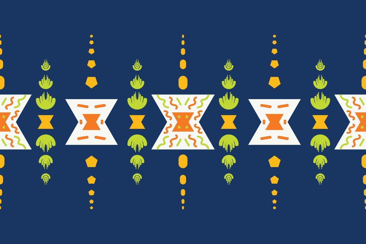 Ethnic border Ikat Seamless Pattern Textile ikat damask seamless pattern digital vector design for Print saree Kurti Borneo Fabric border brush symbols swatches stylish