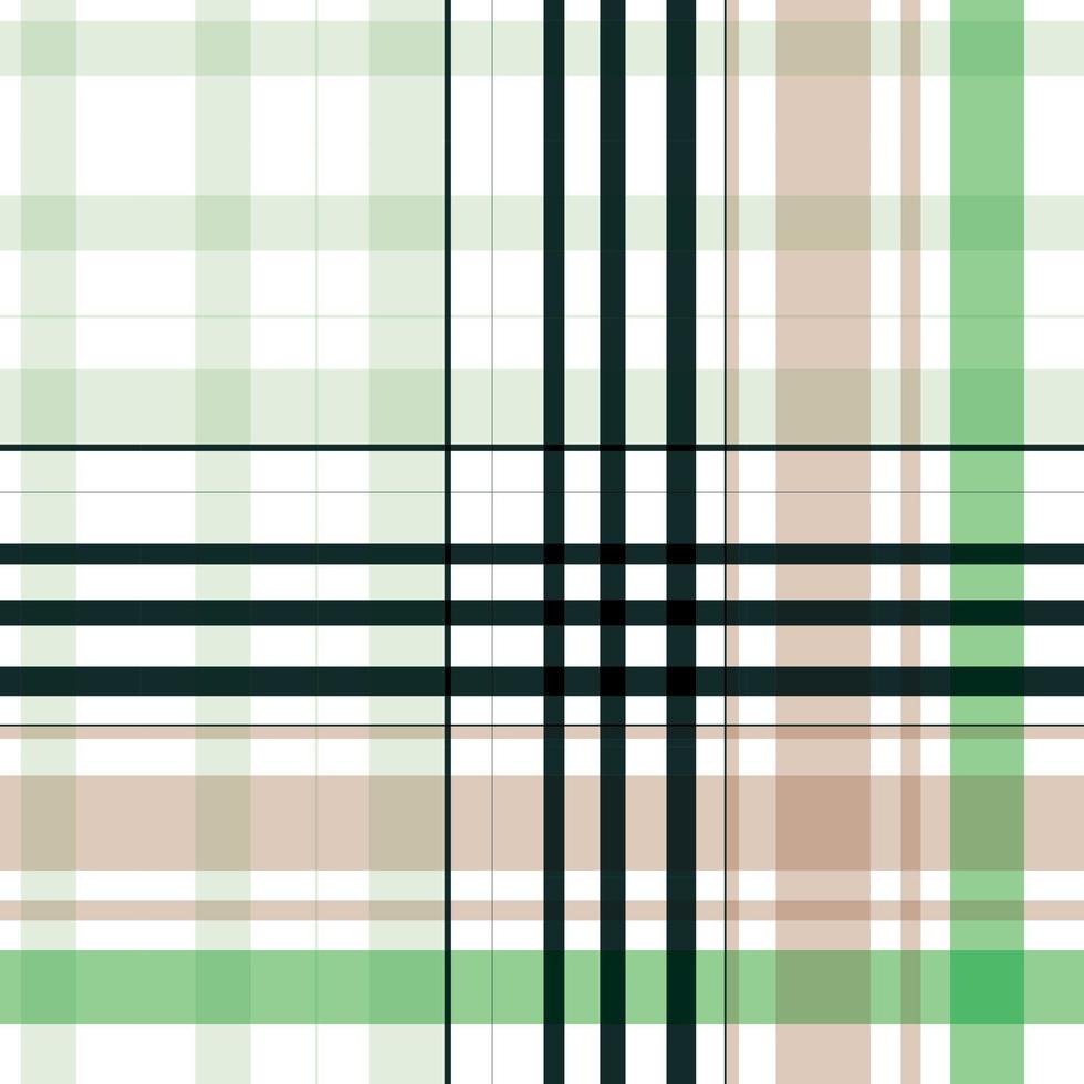 abstract tartan pattern design textile is made with alternating bands of coloured pre dyed threads woven as both warp and weft at right angles to each other. vector