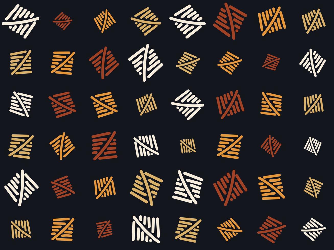 patrón de verificador de boceto a mano alzada. tela navajo diseño de patrón sin costuras tela étnica azteca alfombra mandala ornamento nativo boho chevron textil. vector