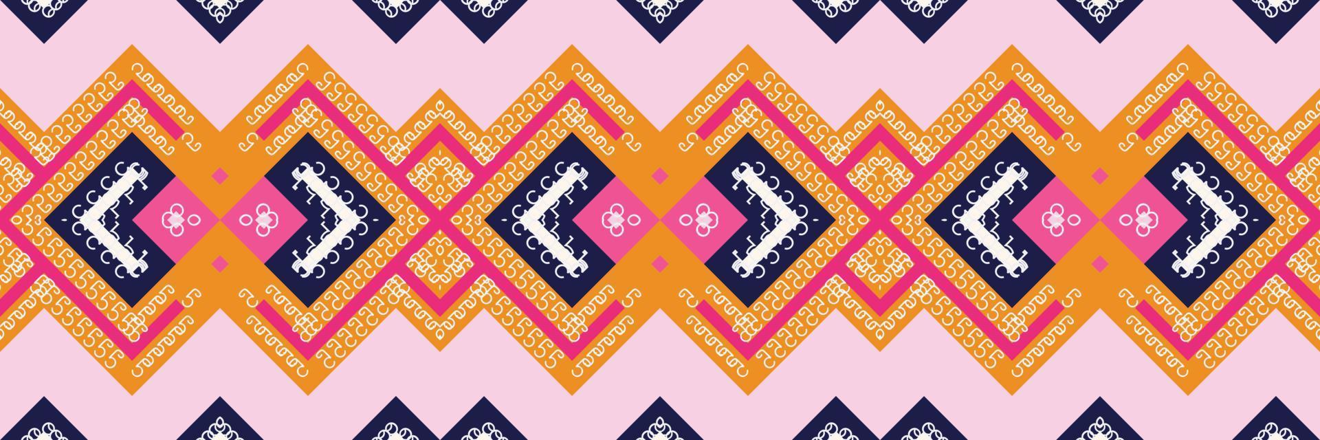 Ethnic Indian prints and patterns. traditional pattern African art It is a pattern created by combining geometric shapes. Design for print. Using in the fashion industry. vector