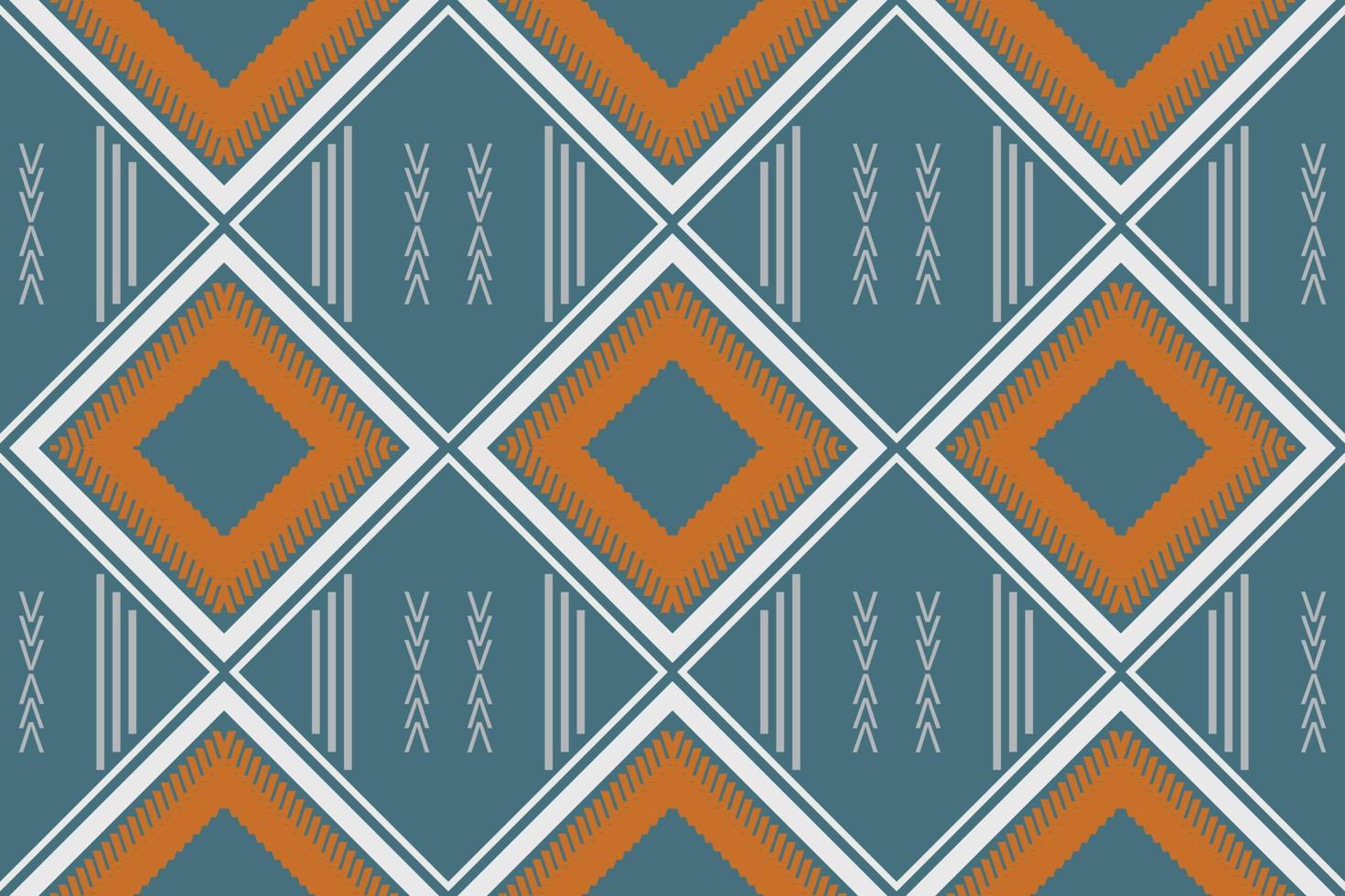 Ethnic Pattern. Ikat Seamless folk embroidery,traditional patterned Native American art It is a pattern created by combining geometric shapes. Design for print. Using in the fashion industry. vector