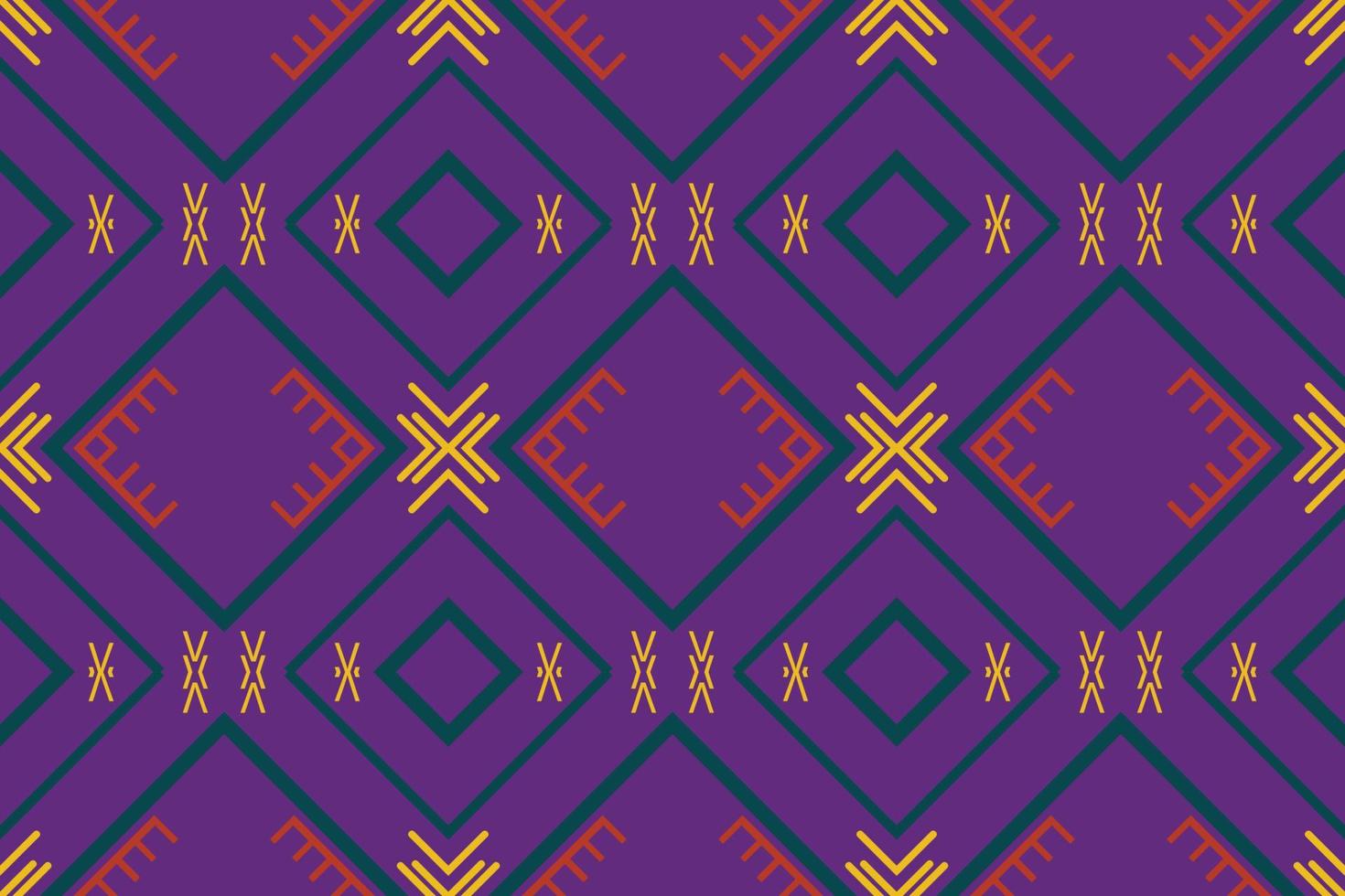 Simple ethnic design. traditional pattern design It is a pattern created by combining geometric shapes. Design for print. Using in the fashion industry. vector