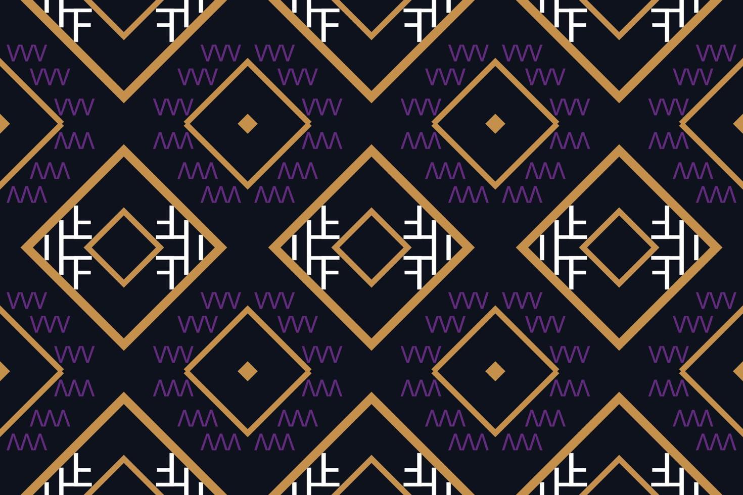 Simple ethnic design. traditional patterned old saree dress design It is a pattern created by combining geometric shapes. Design for print. Using in the fashion industry. vector