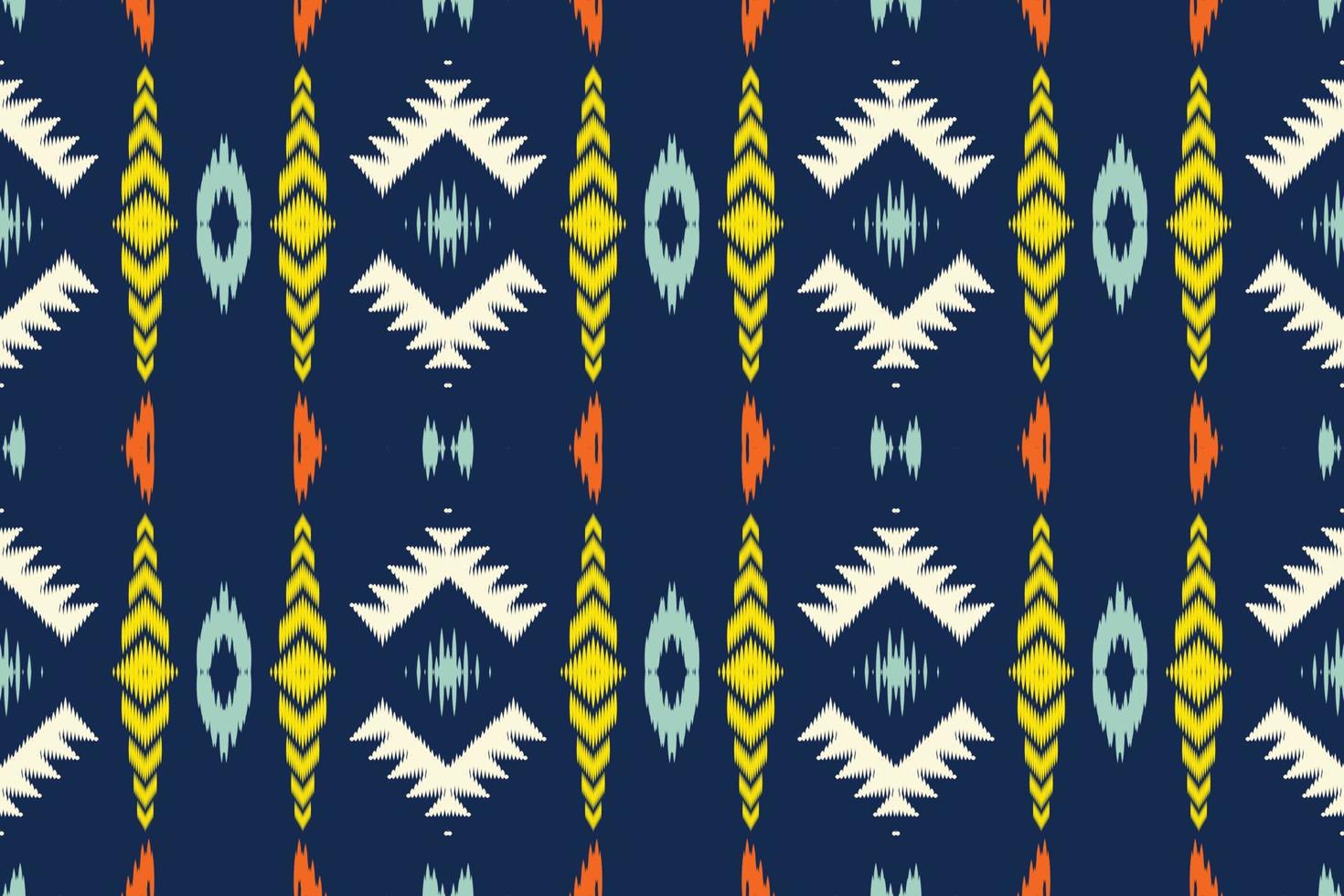 BatikTextile ikat print seamless pattern digital vector design for Print saree Kurti Borneo Fabric border brush symbols swatches cotton