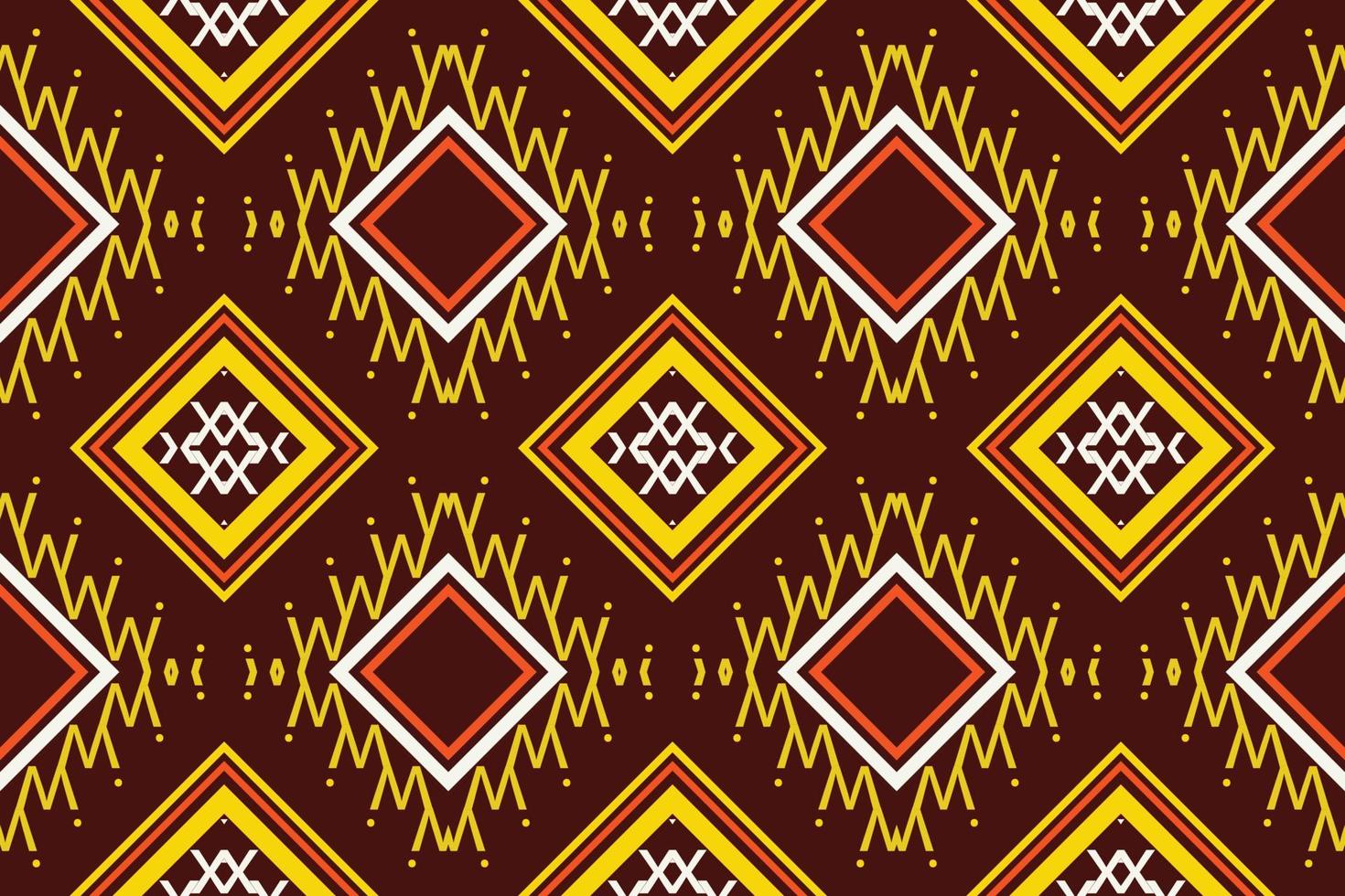 Ethnic Aztec Ikat Seamless Pattern Textile ikat background seamless pattern digital vector design for Print saree Kurti Borneo Fabric Aztec brush symbols swatches cotton