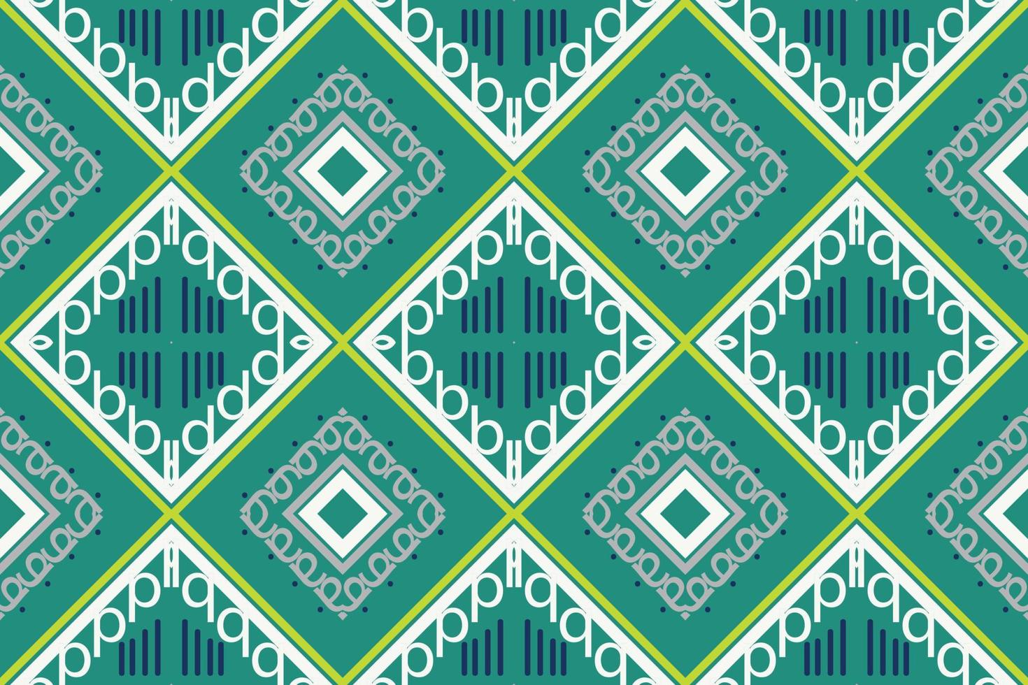 Ethnic Aztec Ikat Seamless Pattern Textile ikat floral seamless pattern digital vector design for Print saree Kurti Borneo Fabric Aztec brush symbols swatches stylish