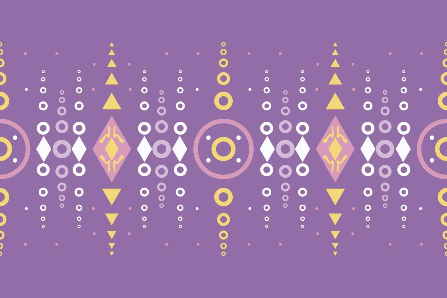 Ethnic border Ikat Seamless Pattern Textile ikat print seamless pattern digital vector design for Print saree Kurti Borneo Fabric border brush symbols swatches cotton