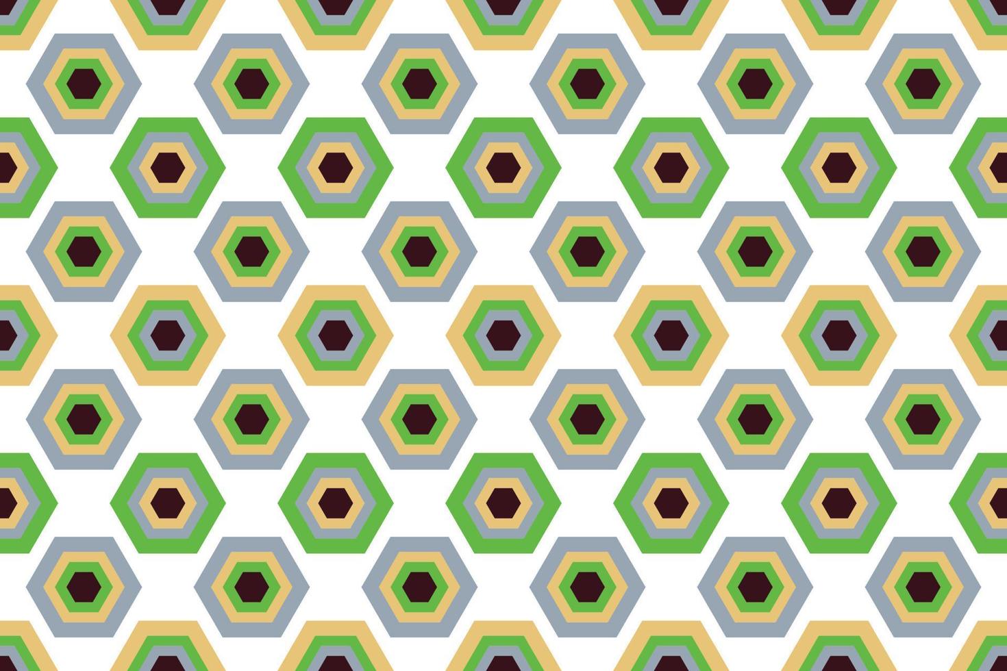 Trendy Modern geometric shapes seamless pattern It consists of a polyhedron such as a circle square triangle Used in the textile industry, fabric pattern, paper, wallpaper, book cover vector