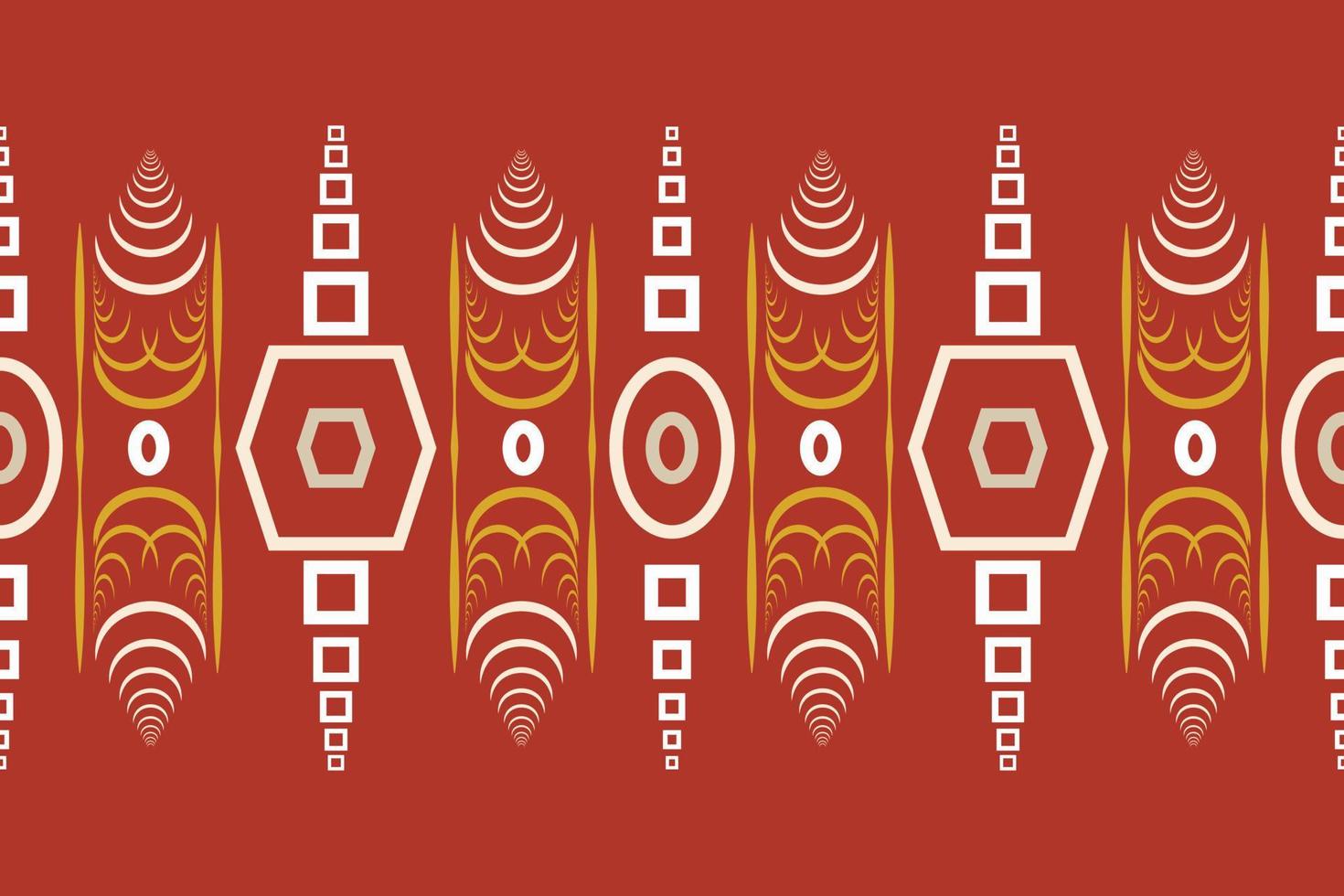 Ethnic border Ikat Seamless Pattern Textile ikat flowers seamless pattern digital vector design for Print saree Kurti Borneo Fabric border brush symbols swatches party wear