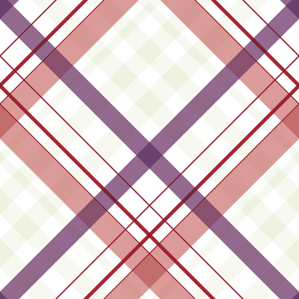 buffalo plaid fabrics seamless textile is made with alternating bands of coloured pre dyed threads woven as both warp and weft at right angles to each other. vector
