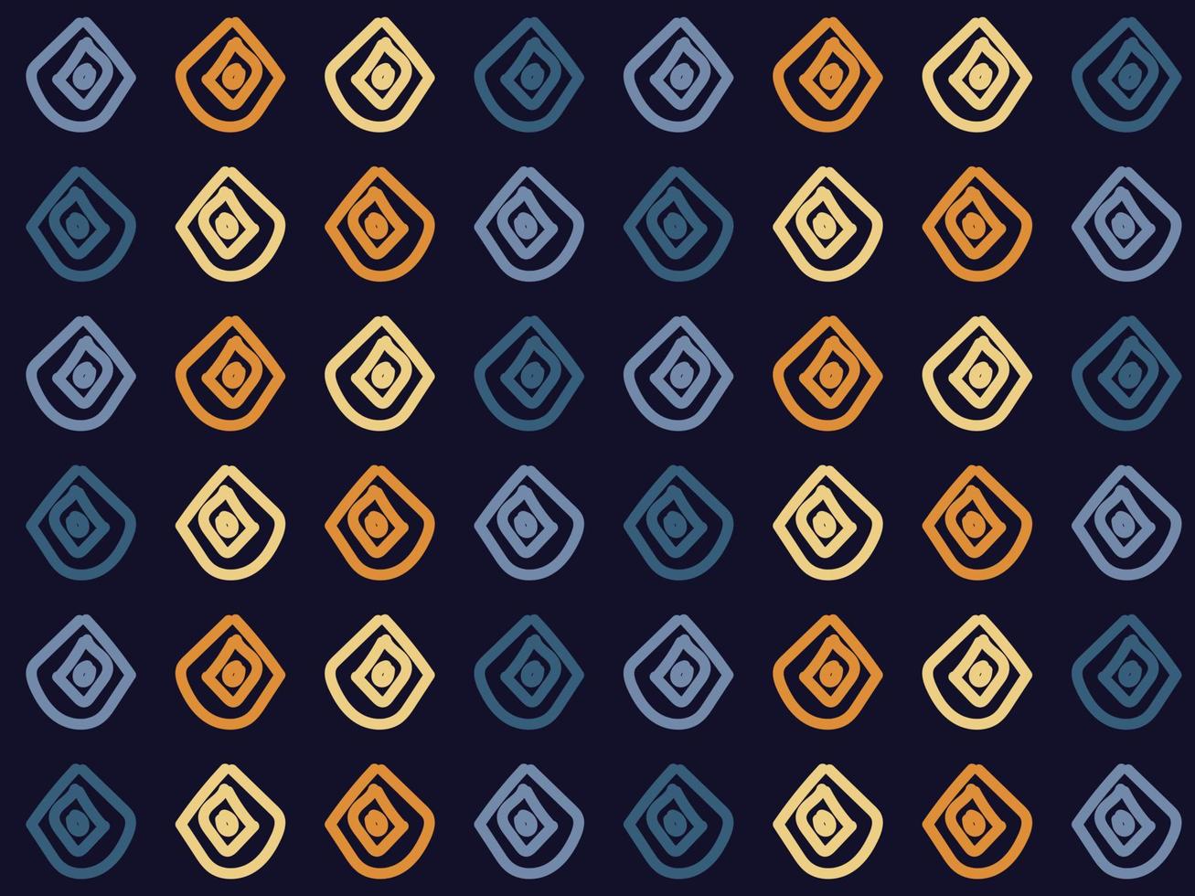 Abstract circle Freehand Drawing Native American fabric Seamless Pattern Design Geometric African American oriental traditional vector illustrations. Embroidery style.