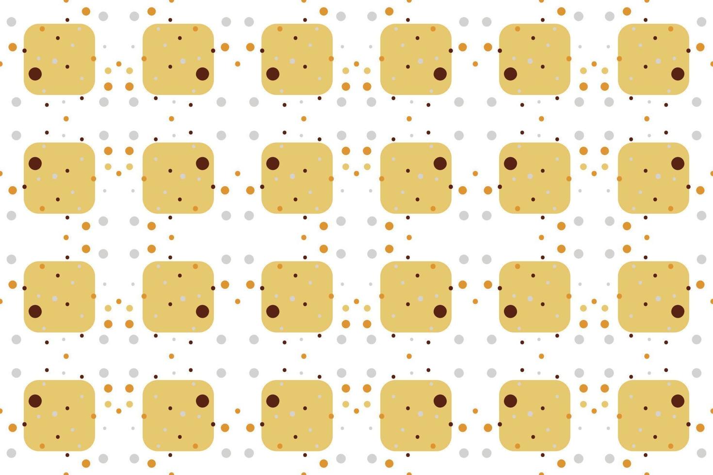 Trendy geometric shapes vector seamless pattern It consists of a polyhedron such as a circle square triangle Used in the textile industry, fabric pattern, paper, wallpaper, book cover