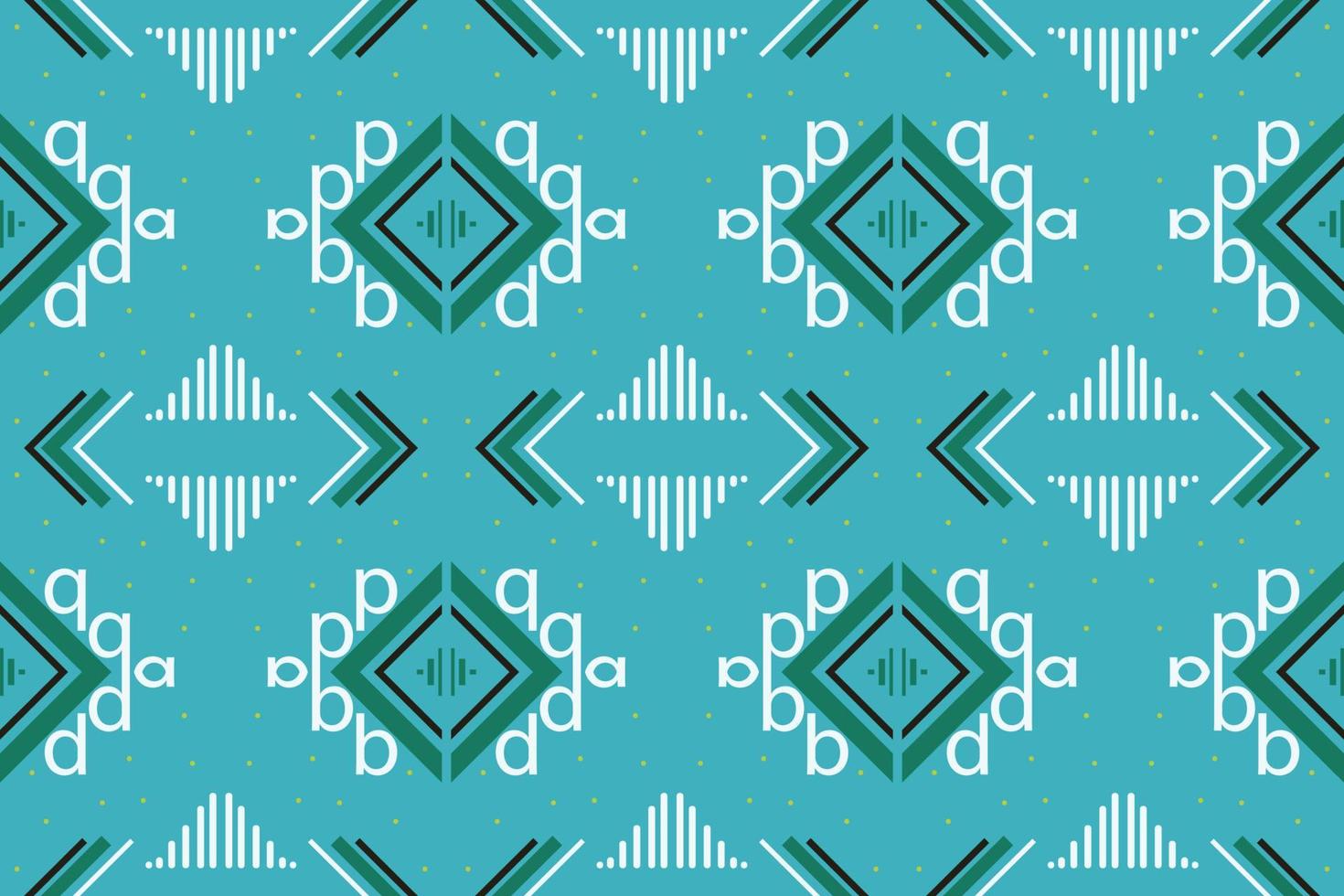 étnico azteca ikat patrón sin costuras motivo textil ikat patrón sin costuras diseño de vector digital para imprimir saree kurti tela de borneo símbolos de pincel azteca muestras de algodón