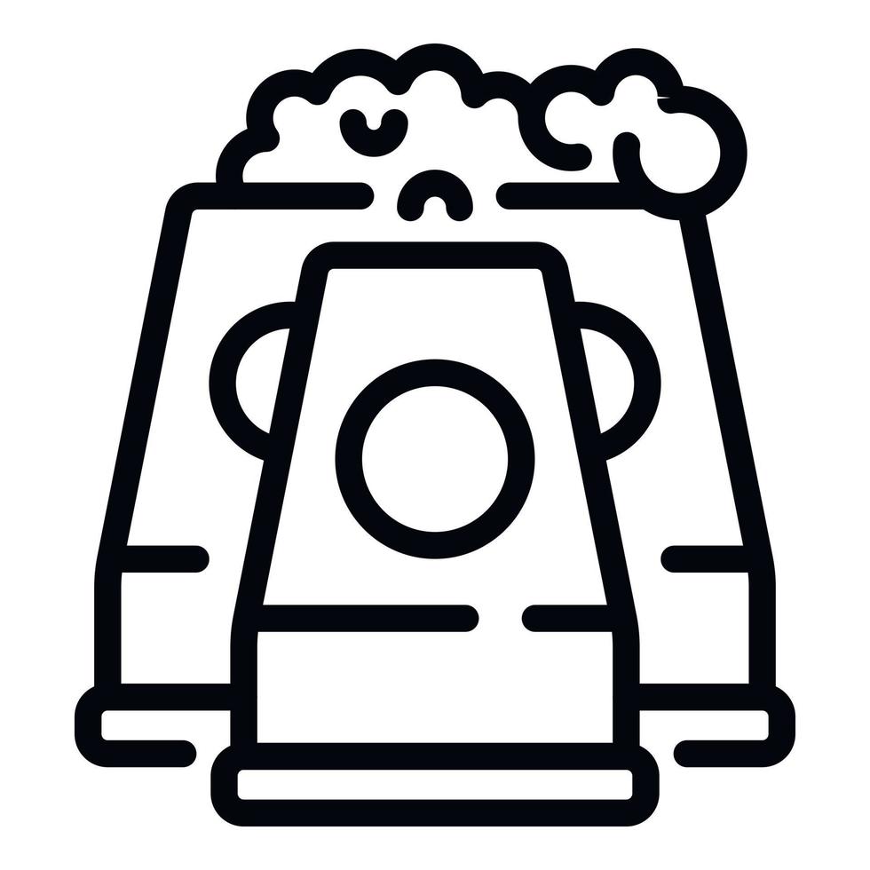 Power plant icon outline vector. Ecology water vector