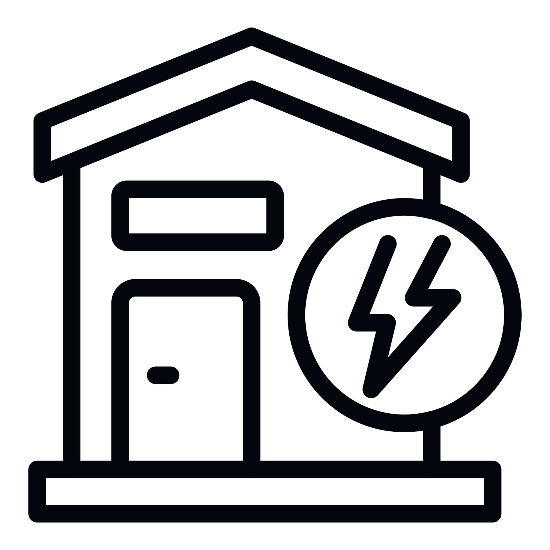 Eco house energy icon outline vector. Power plant 16158246 Vector Art